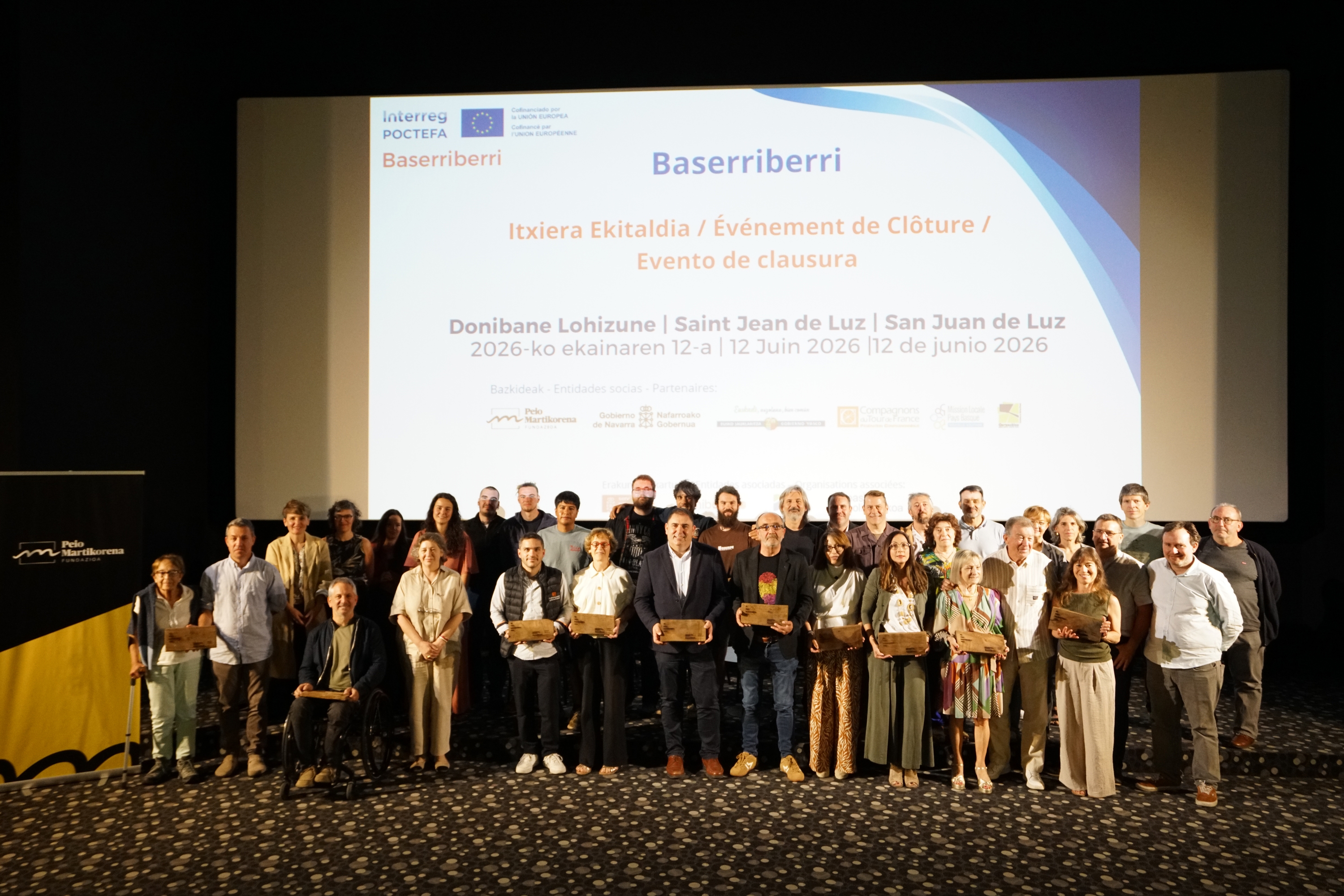 Baserriberri proiektuaren bukaerako ekitaldia, ekainaren 12an, Donibane Lohizunen. J.M.H.