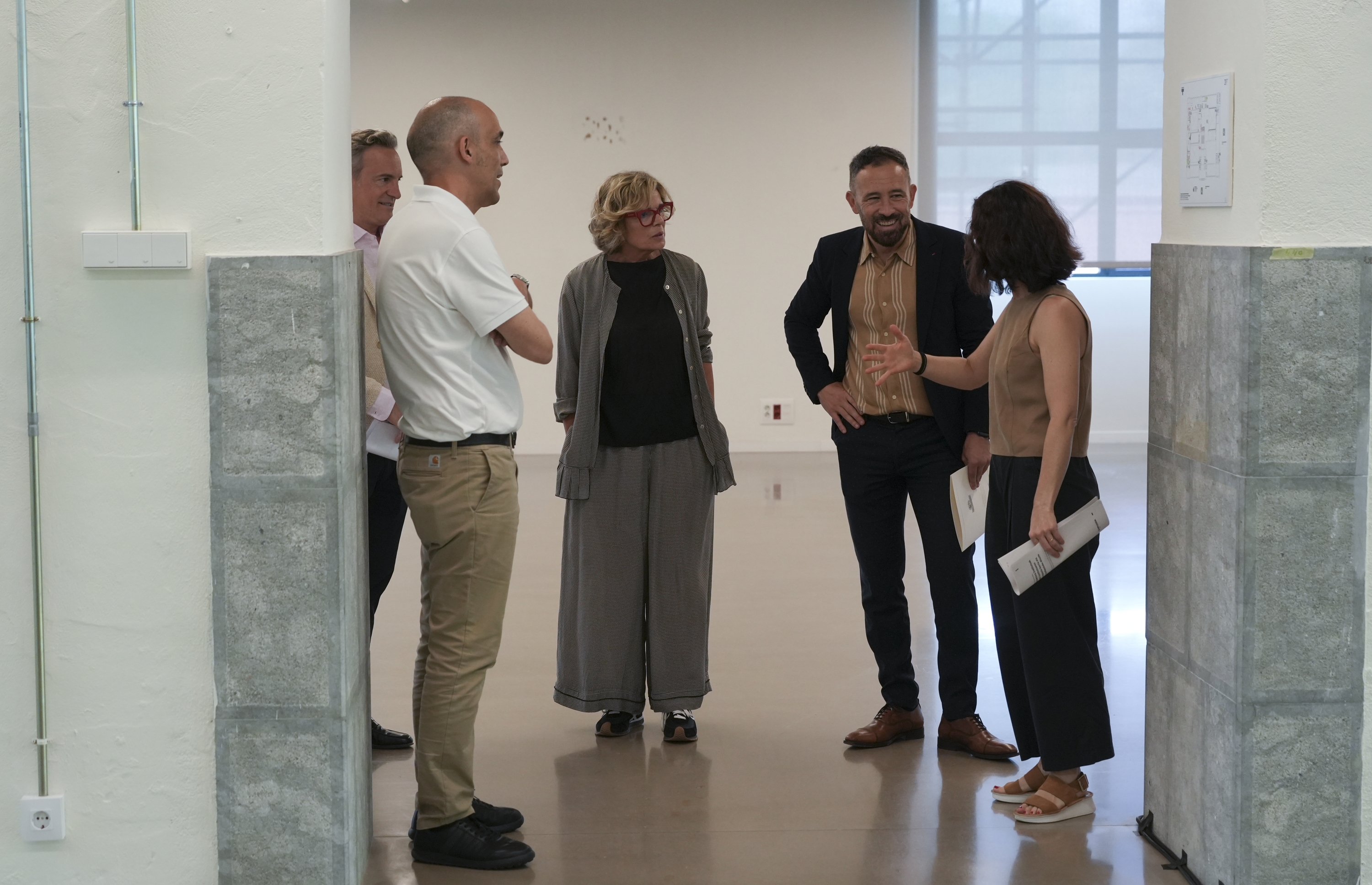 Euskadiko Arkitektura Institutuak Tabakaleran hartuko duen espazioaren aurkezpena, gaur, Donostian. JAGOBA MANTEROLA / FOKU