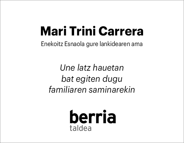 Mari Trini Carrera (BERRIA taldea) 2x2