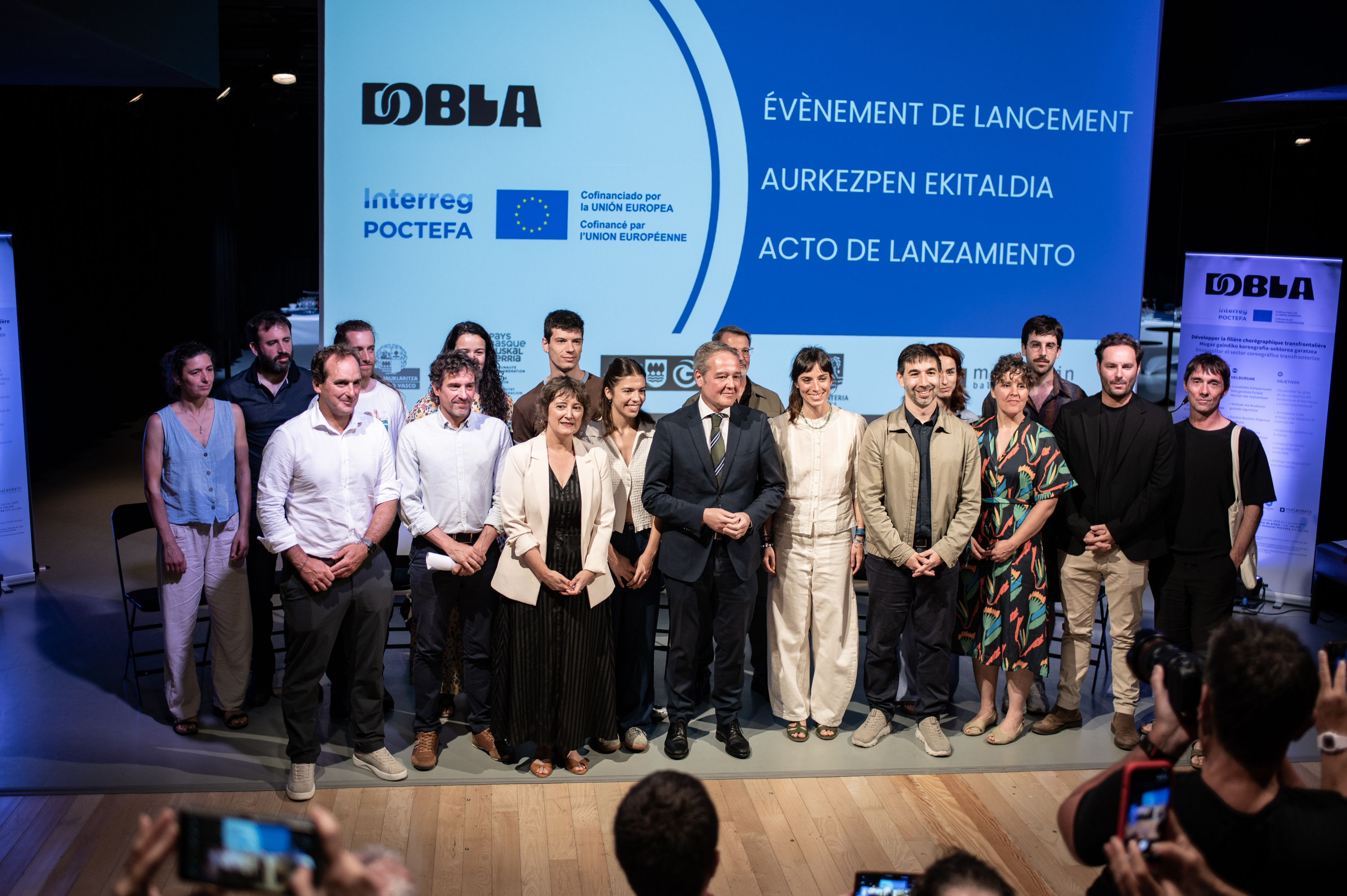 Dobla mugaz gaindiko proiektu kulturalaren aurkezpena, gaur, Miarritzen. PATXI BELTZAIZ Dobla mugaz gaindiko proiektu kulturalaren aurkezpena, gaur, Miarritzen. PATXI BELTZAIZ