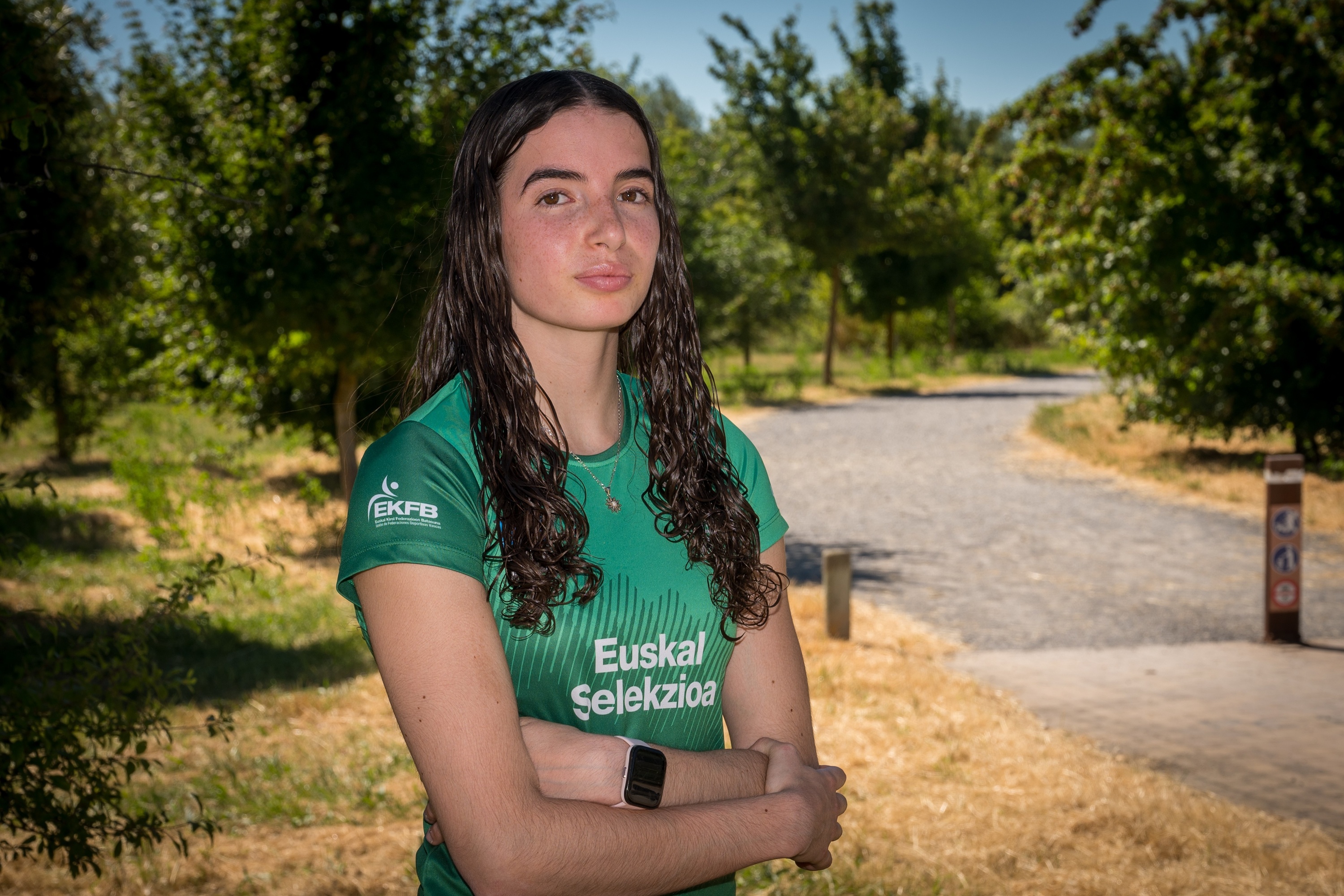 Ines Allende eskalatzailea. GORKA RUBIO / FOKU