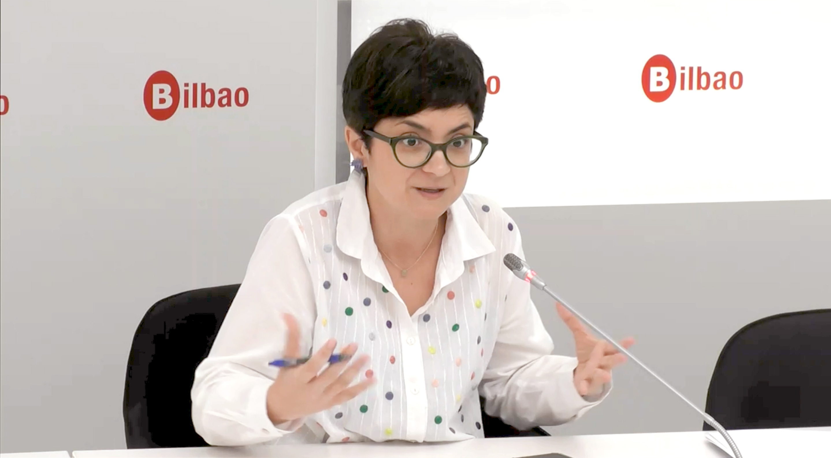 Maria del Rio EH Bilduko eleduna Bilboko Udalean. EH BILDU
