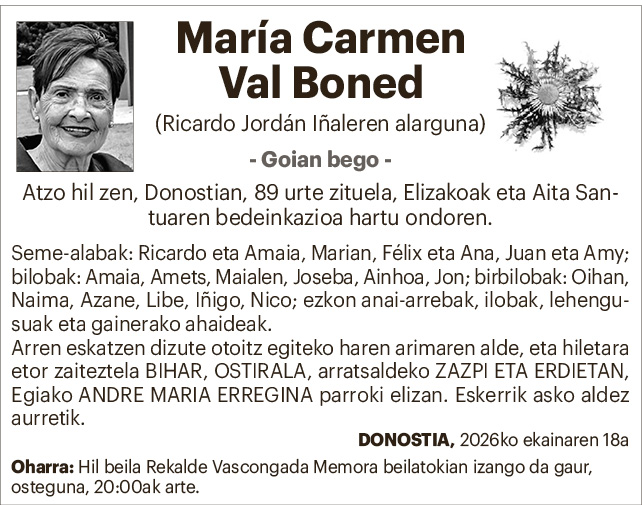 Maria Carmen Val Boned 2x2