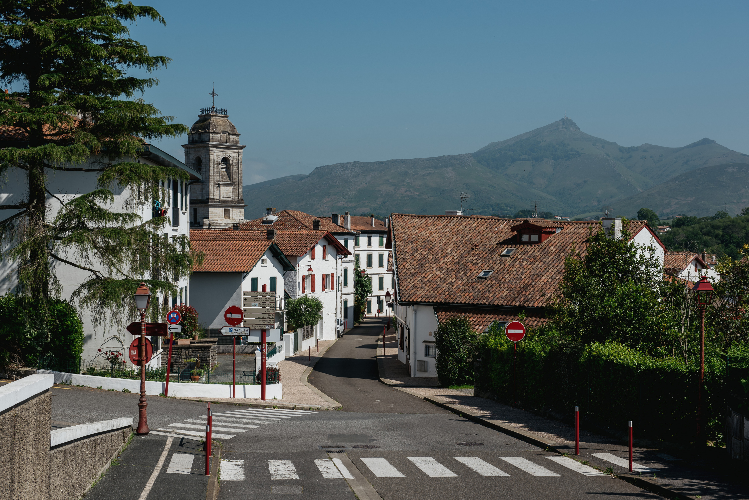 Urruña, artxiboko irudi batean. GUILLAUME FAUVEAU