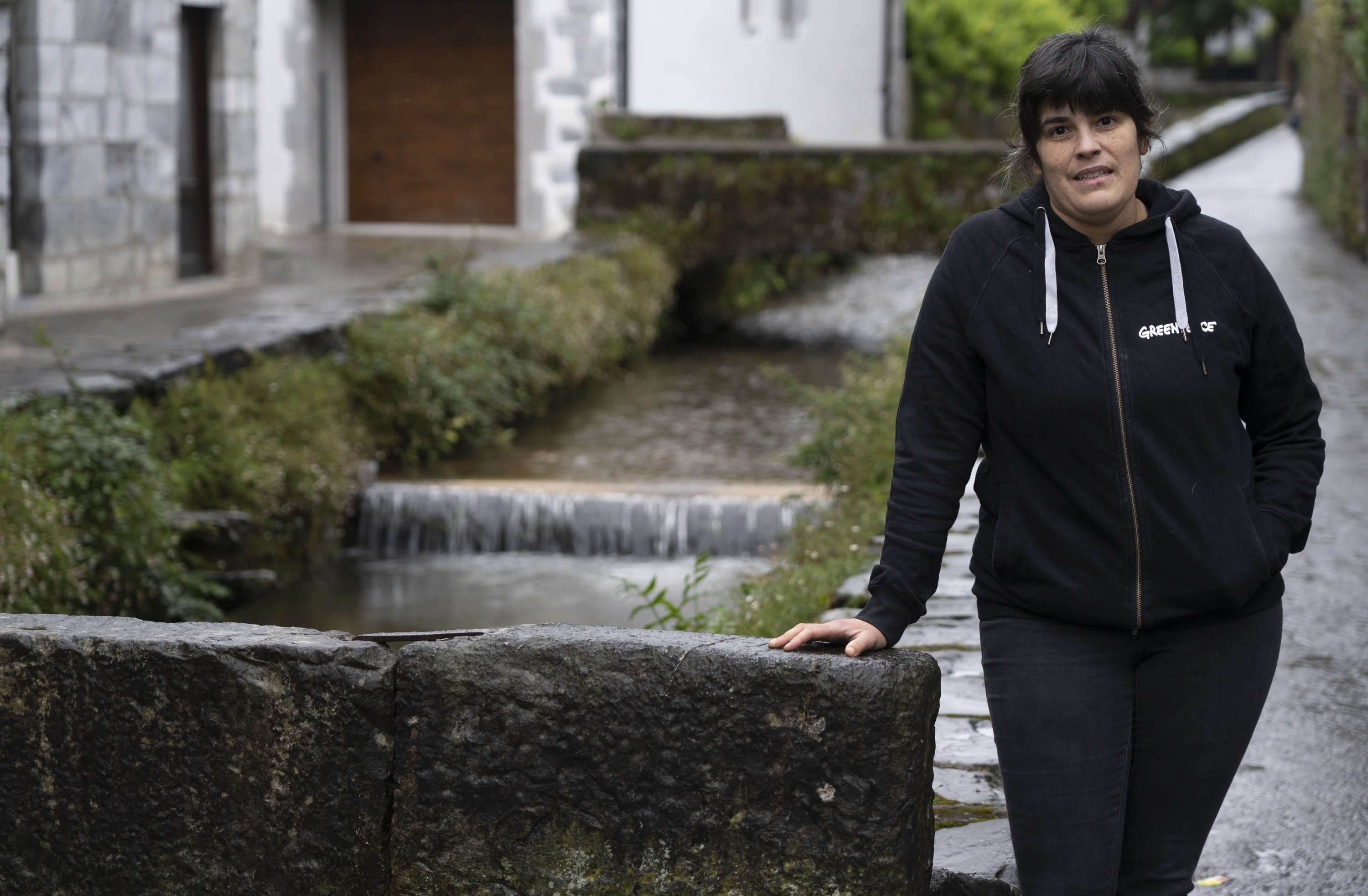 Lorea Flores, Greenpeaceko Hego Euskal Herriko koordinatzailea. JAGOBA MANTEROLA / FOKU