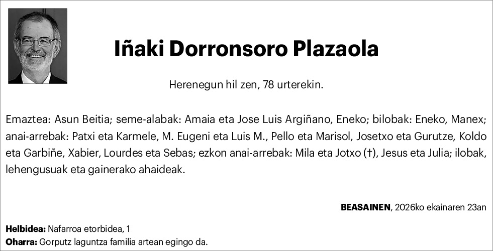 Iñaki Dorronsoro 3x2