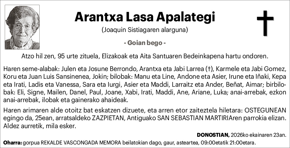 Arantxa Lasa 3x2