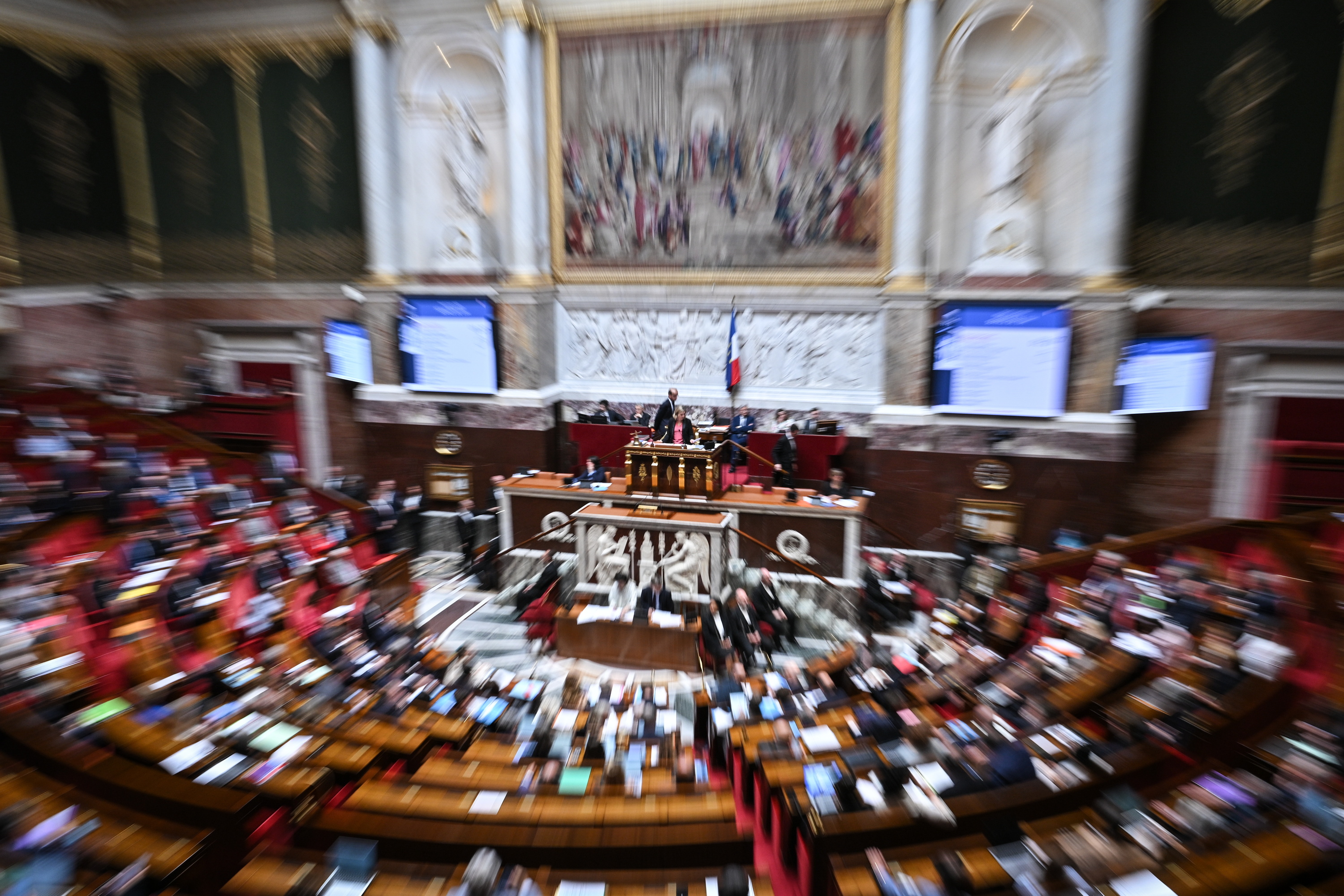 Frantziako Asanblea Nazionala artxiboko irudi batean. FIRAS ABDULLAH / EFE