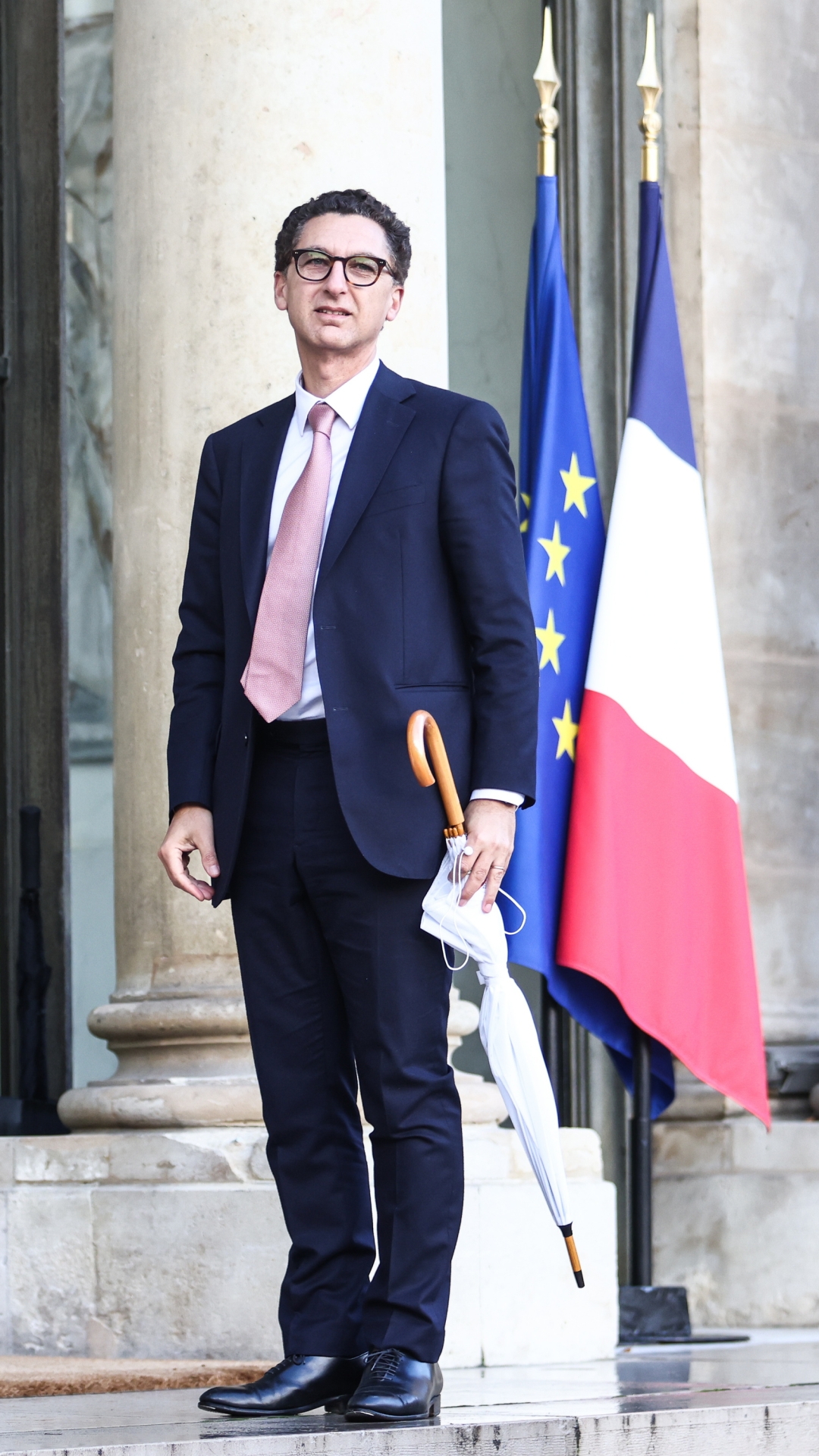 Canal+eko zuzendari Maxime Saada, Parisen, 2023ko azaroaren 10ean.