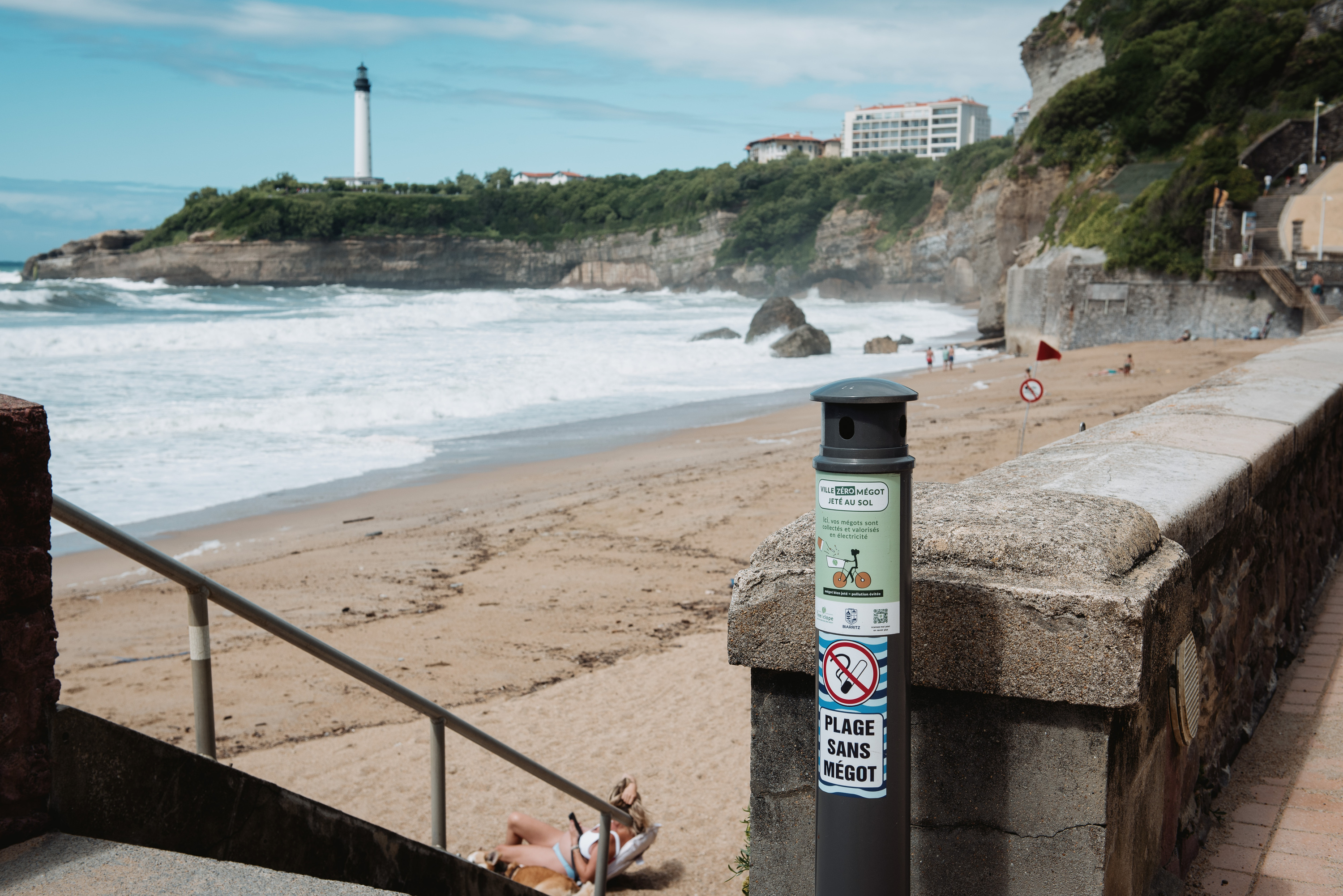 (ID_15165440) (Guillaume Fauveau/EZEZAGUNA) Les plages de la cÃ´te Basque, à Biarritz, le lundi 21 juillet 2025