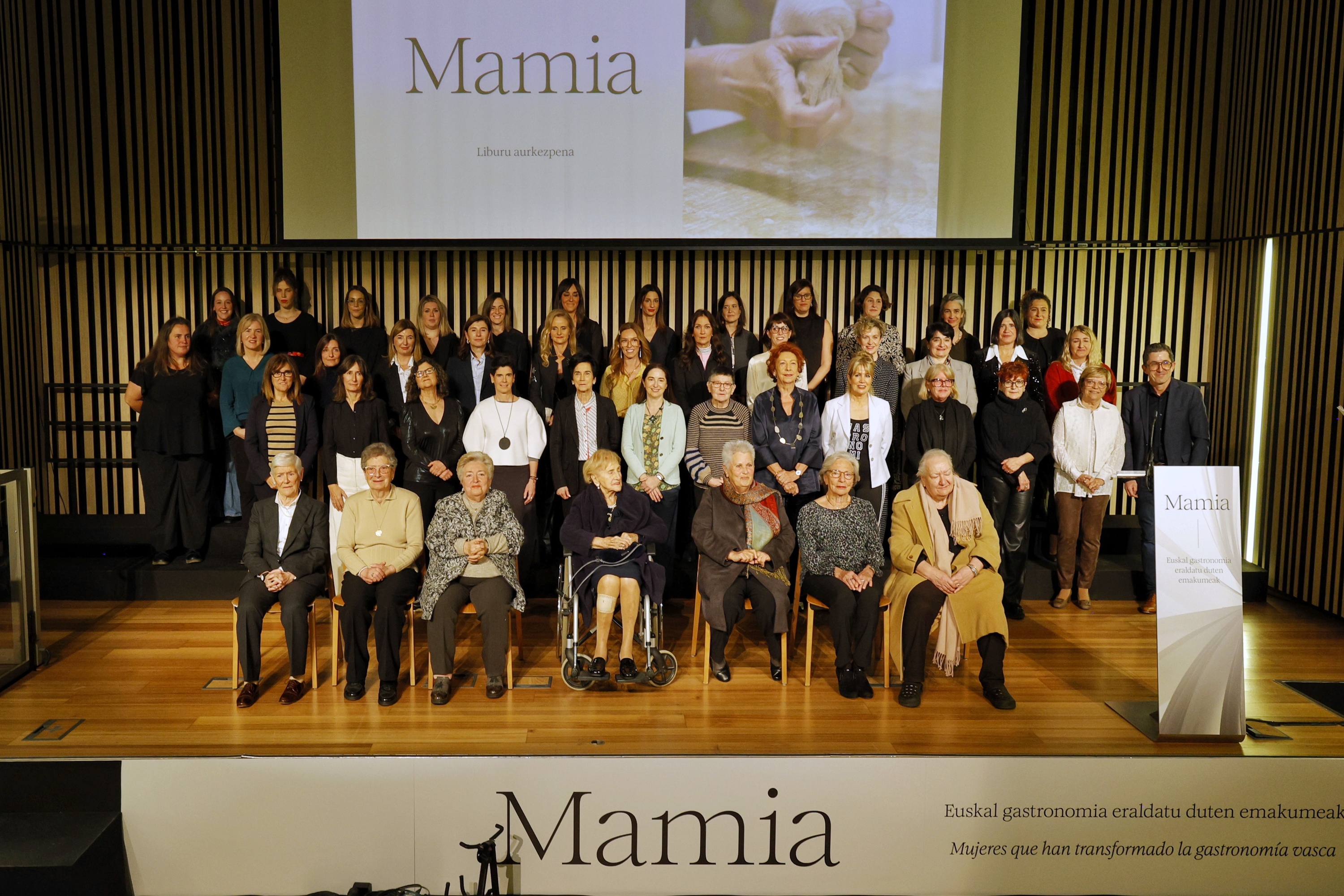 'Mamia' liburuaren aurkezpena, duela bi urte, Basque Culinary Centerren. MAIALEN ANDRES / FOKU