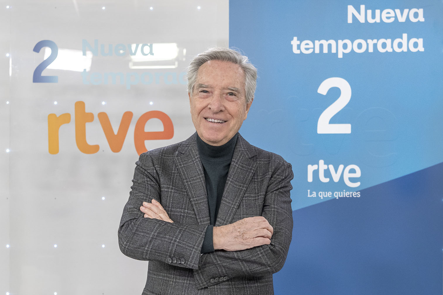 Iñaki Gabilondo TVEko 'La gran aventura de la lengua española' saioko aurkezlea. RTVE / EFE