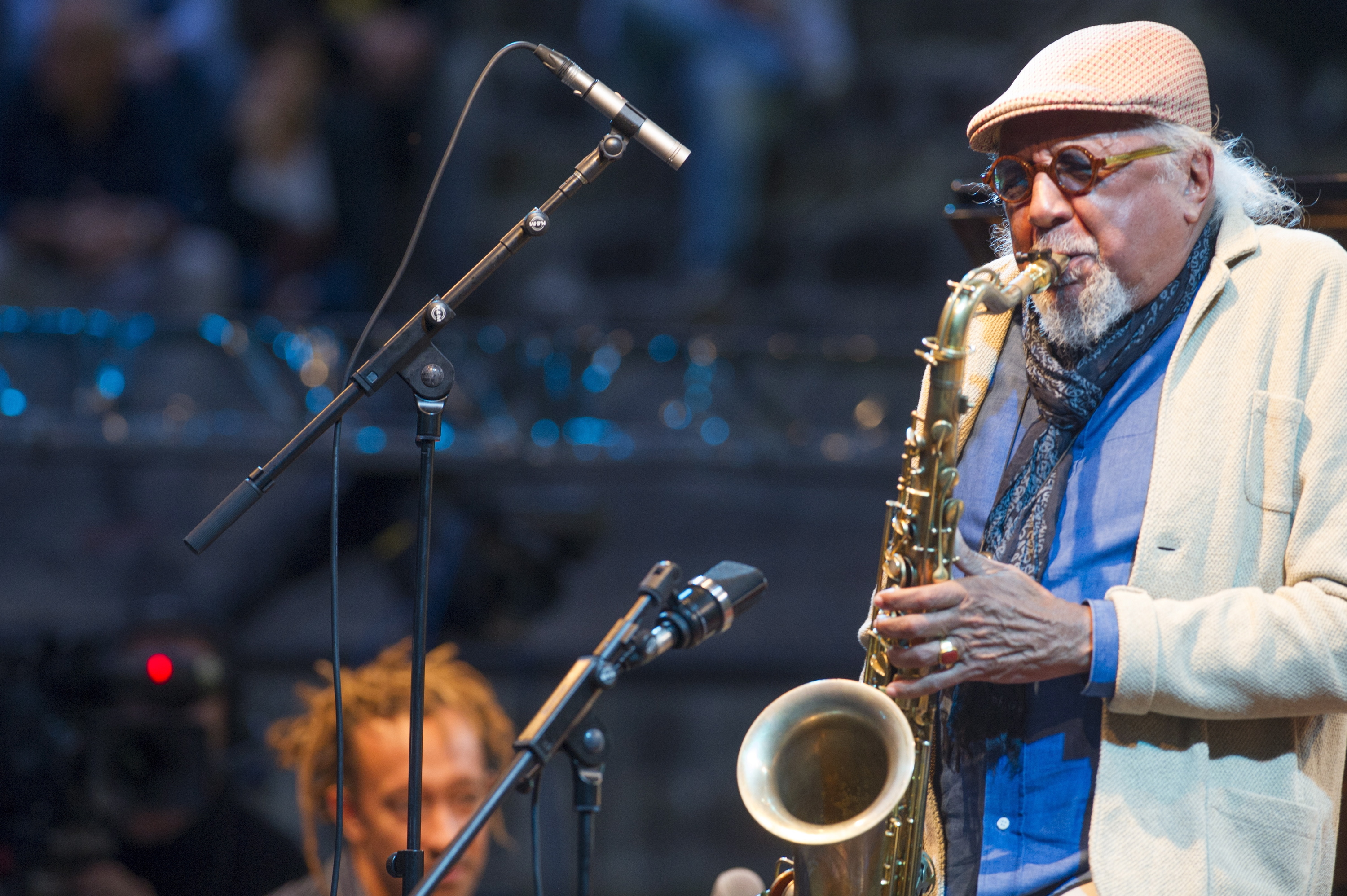 Chales Lloyd, 2017an Donostiako Jazzaldian emandako kontzertuan. JUAN CARLOS RUIZ / FOKU