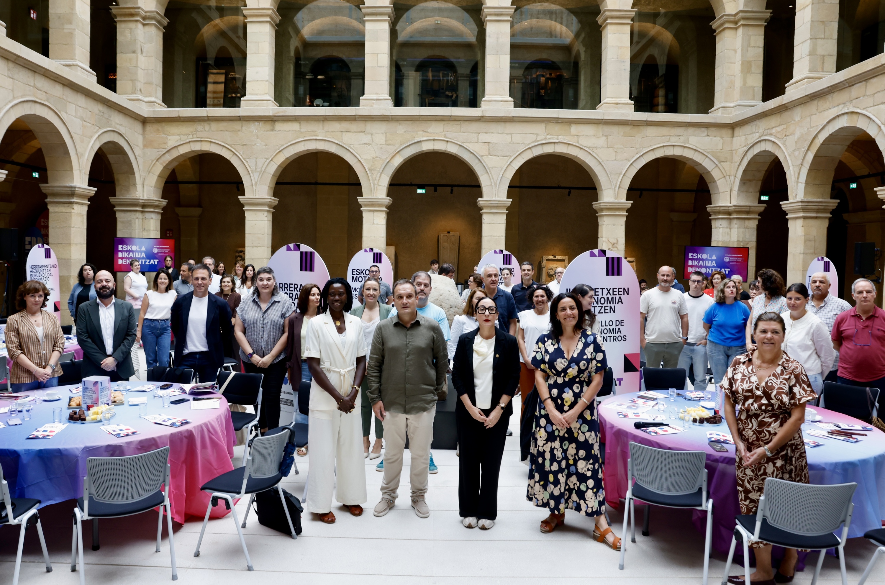 Segregazioari aurre egiteko ituneko jarduerak aurkezteko ekitaldia, gaur, Bilboko Euskal Museoan. IREKIA