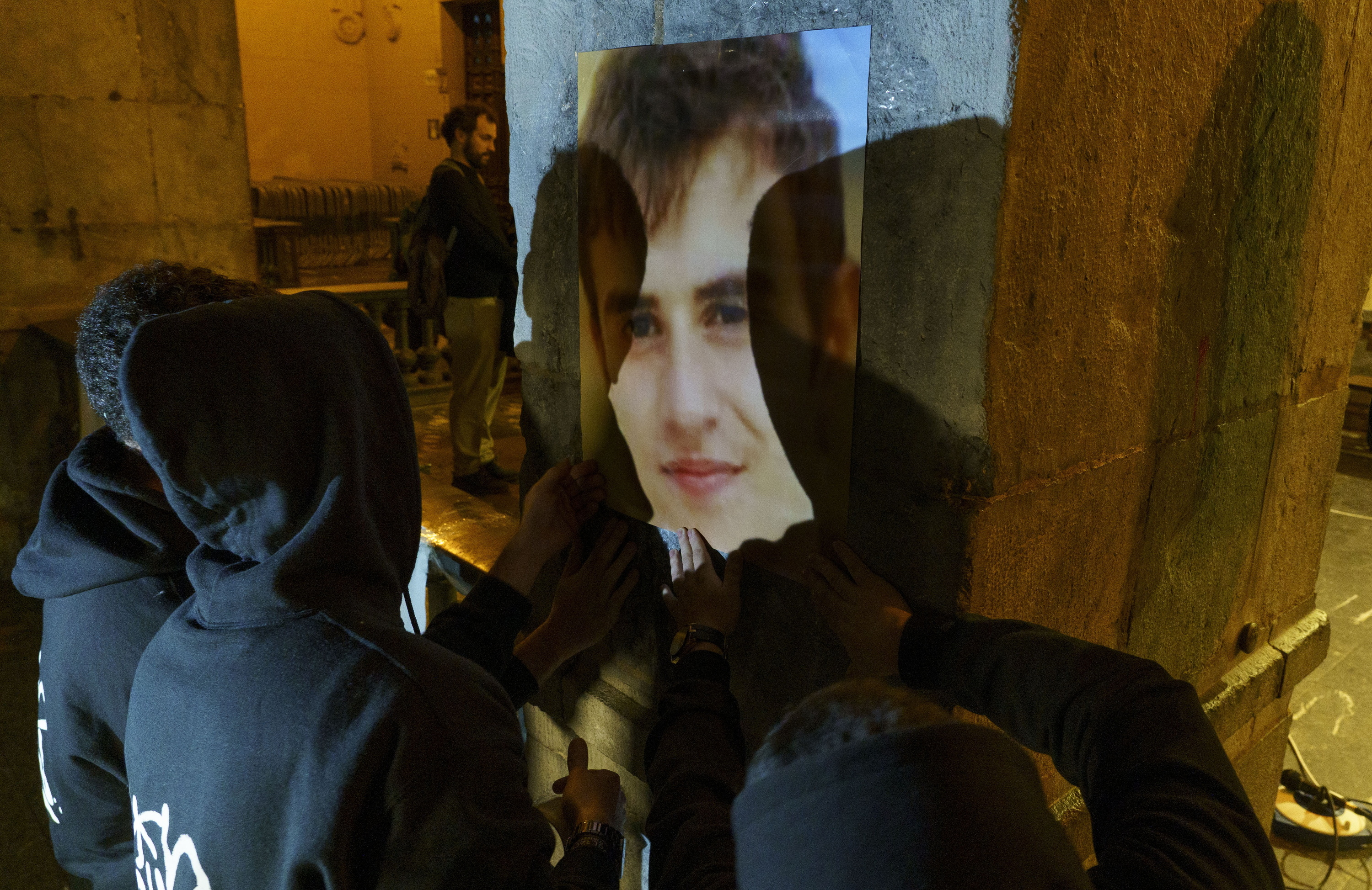 Lukas Agirreren omenaldi ekitaldi bat, Hernanin. JON URBE / FOKU