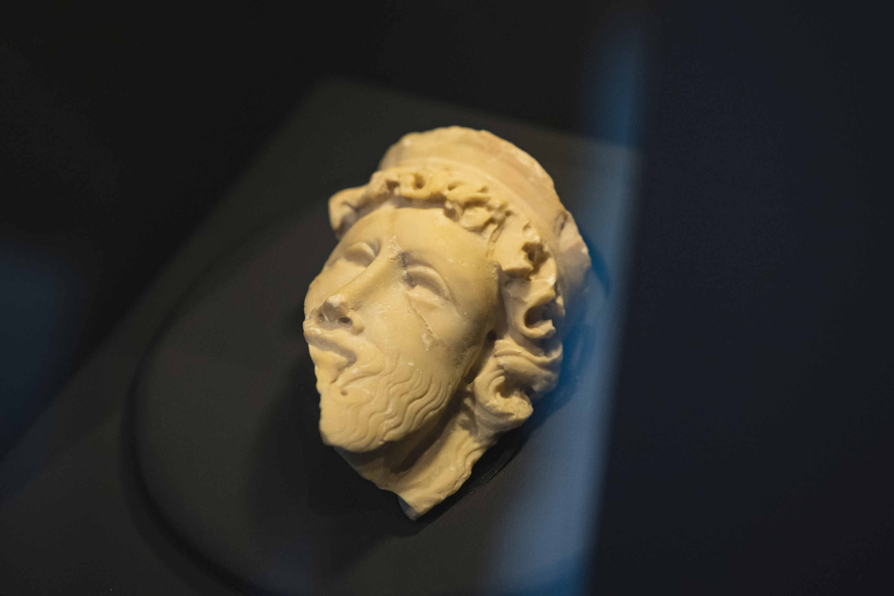 Bakoren burua Bibat museoan. ARITZ LOIOLA / FOKU Bakoren burua Bibat museoan. ARITZ LOIOLA / FOKU