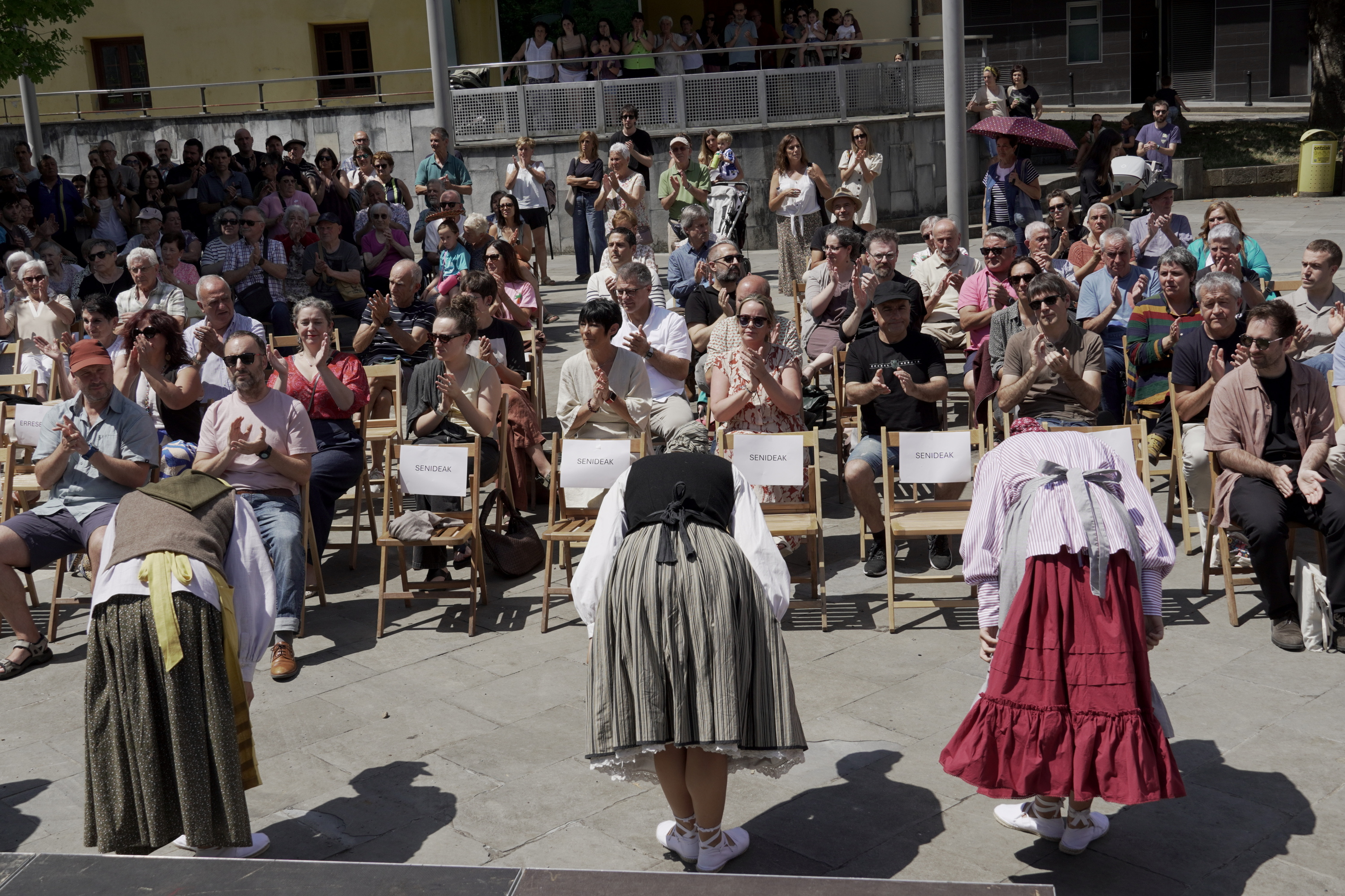 Joxe Azurmendiri omenaldia, gaur, Zegaman. ANDONI CANELLADA / FOKU