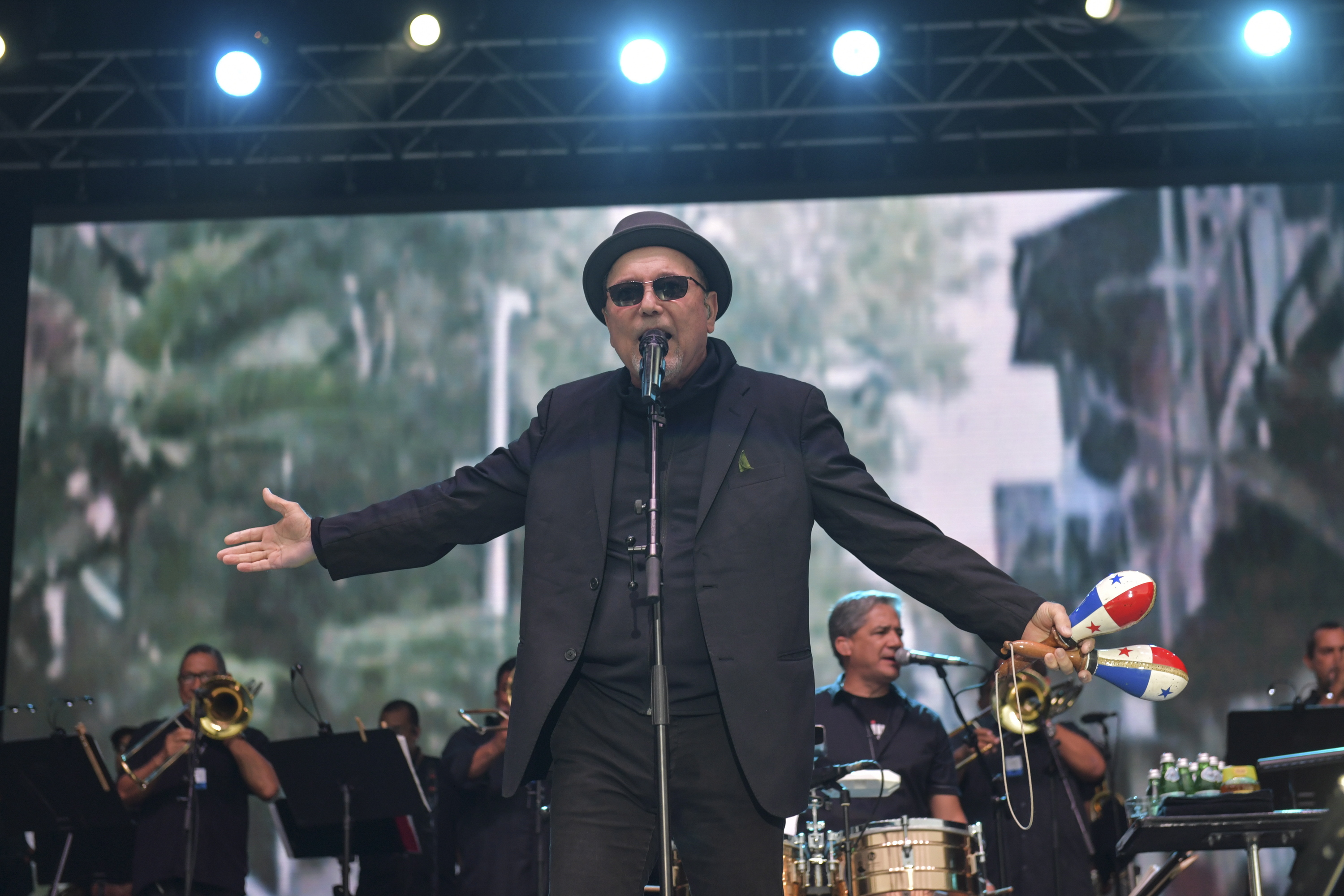 Ruben Blades, 2018an Donostiako Jazzaldian emandako kontzertuan. IDOIA ZABALETA / FOKU Ruben Blades, 2018an Donostiako Jazzaldian emandako kontzertuan. IDOIA ZABALETA / FOKU