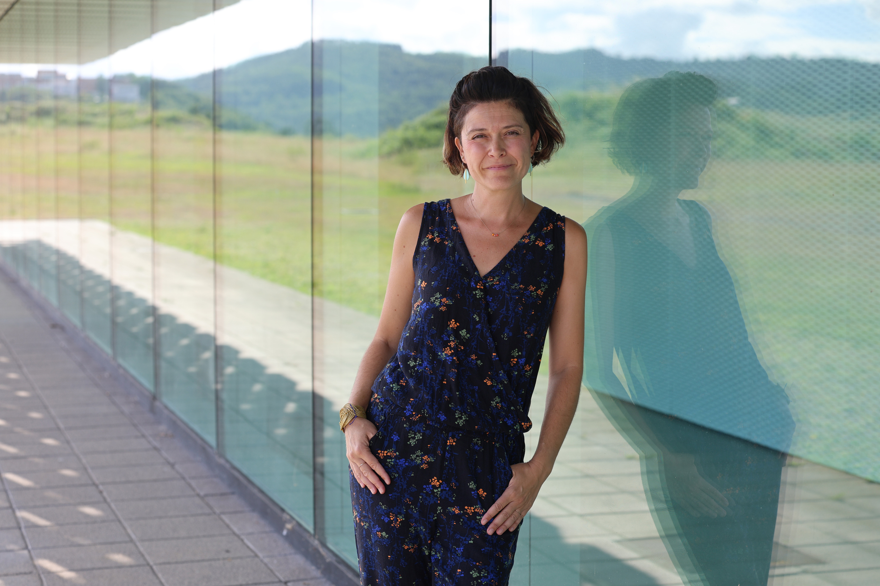 Marta Olazabal, BC3 zentroaren atarian. OSKAR MATXIN EDESA / FOKU Marta Olazabal, BC3 zentroaren atarian. OSKAR MATXIN EDESA / FOKU