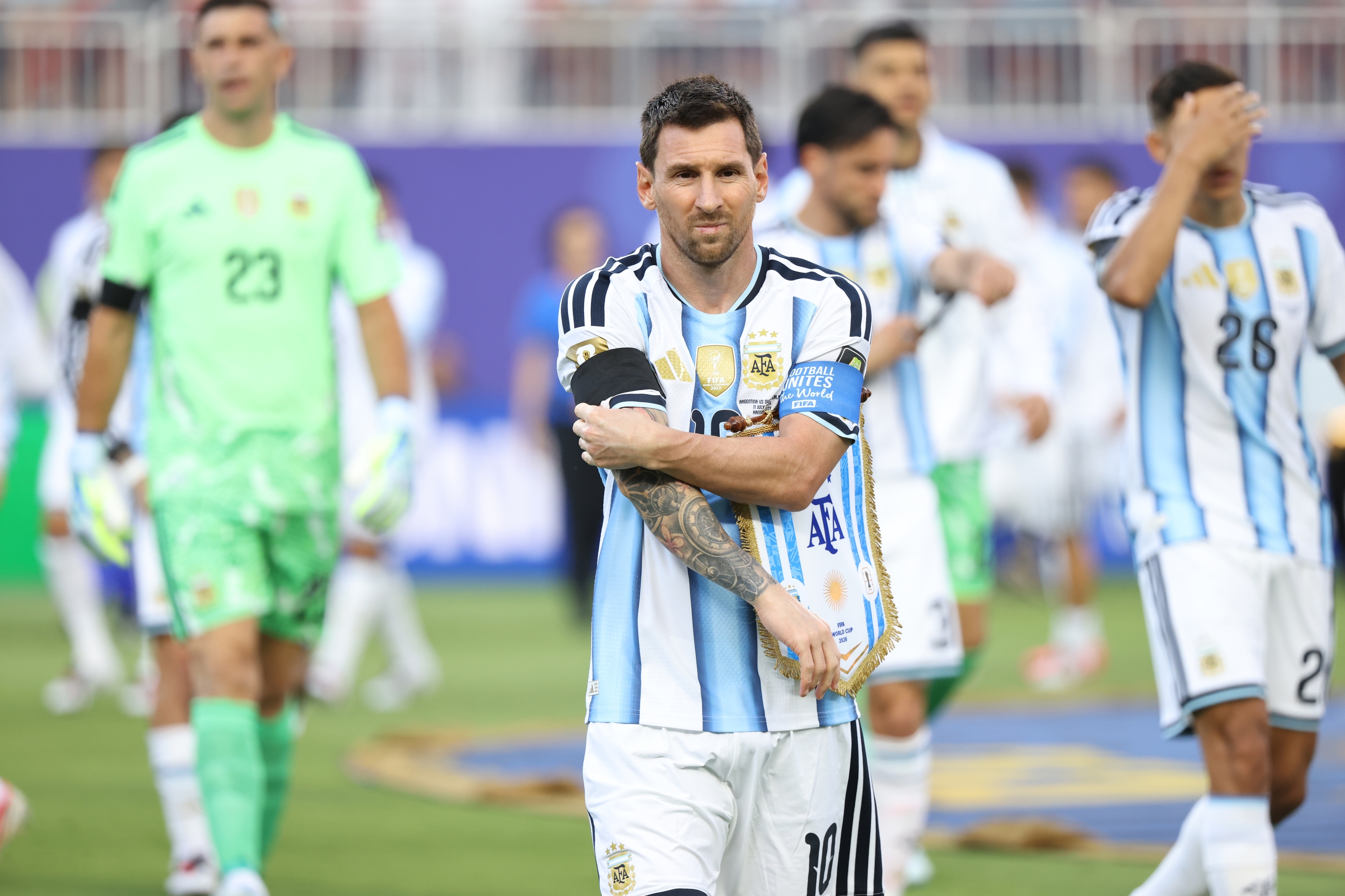Lio Messi, Suitzaren aurkako partidan. Kenneth Fernandez / EFE
