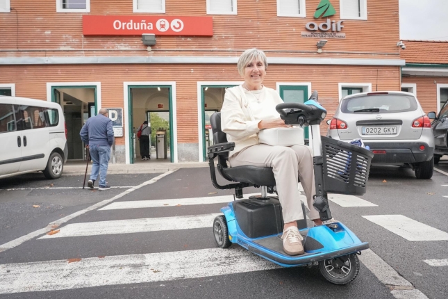 Maria Luisa Goikoetxea Orduñako geltokian, artxiboko irudia. ENDIKA PORTILLO/FOKU Maria Luisa Goikoetxea Orduñako geltokian, artxiboko irudia. ENDIKA PORTILLO/FOKU