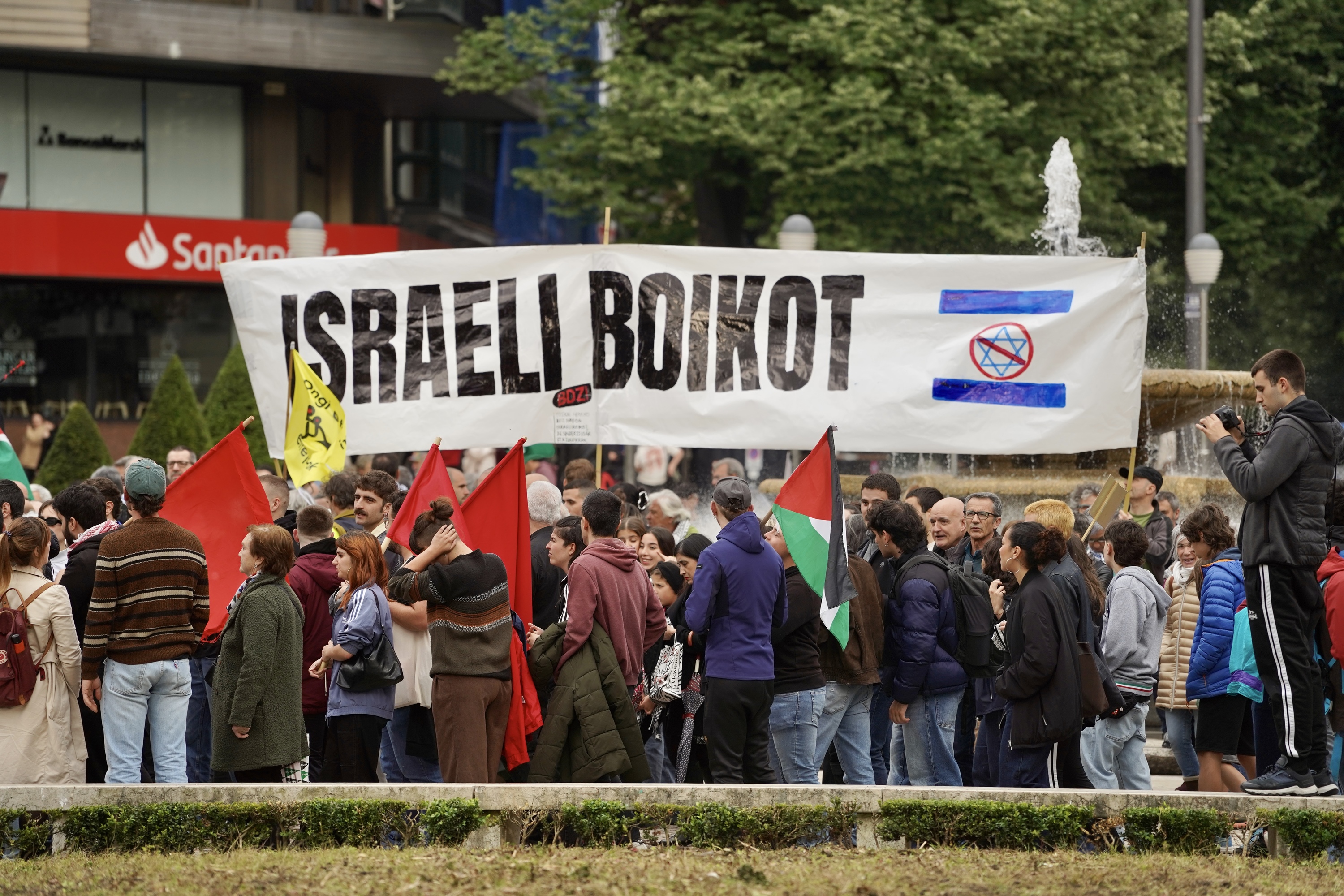 BDZk BIlbon egindako mobilizazio baten artxiboko irudia. MONIKA DEL VALLE / FOKU