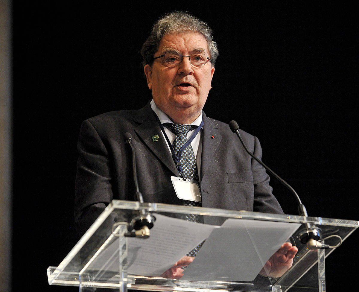 John Hume politikari irlandarra, artxiboko argazki batean. YOAN VALAT, EFE