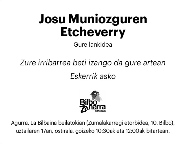 Josu Muniozguren (Bilbo Zaharra) 2x2