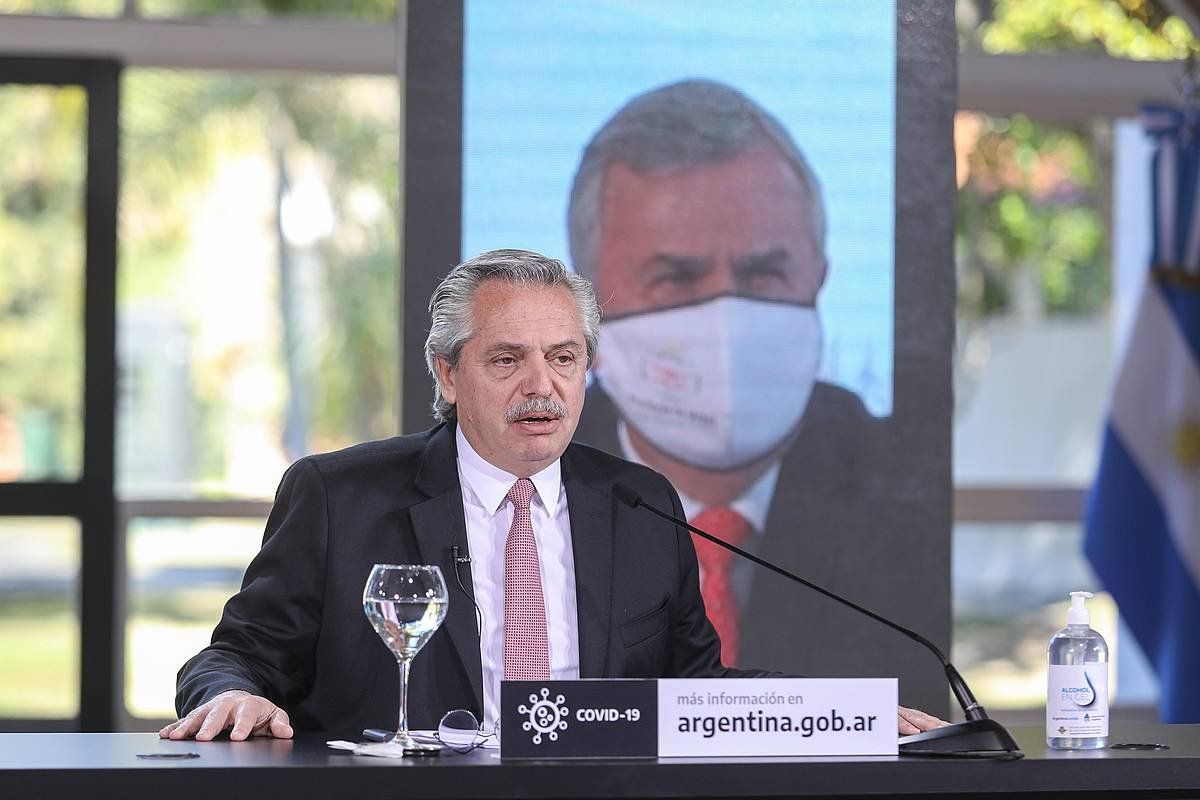 Alberto Fernandez Argentinako presidentea. EFE