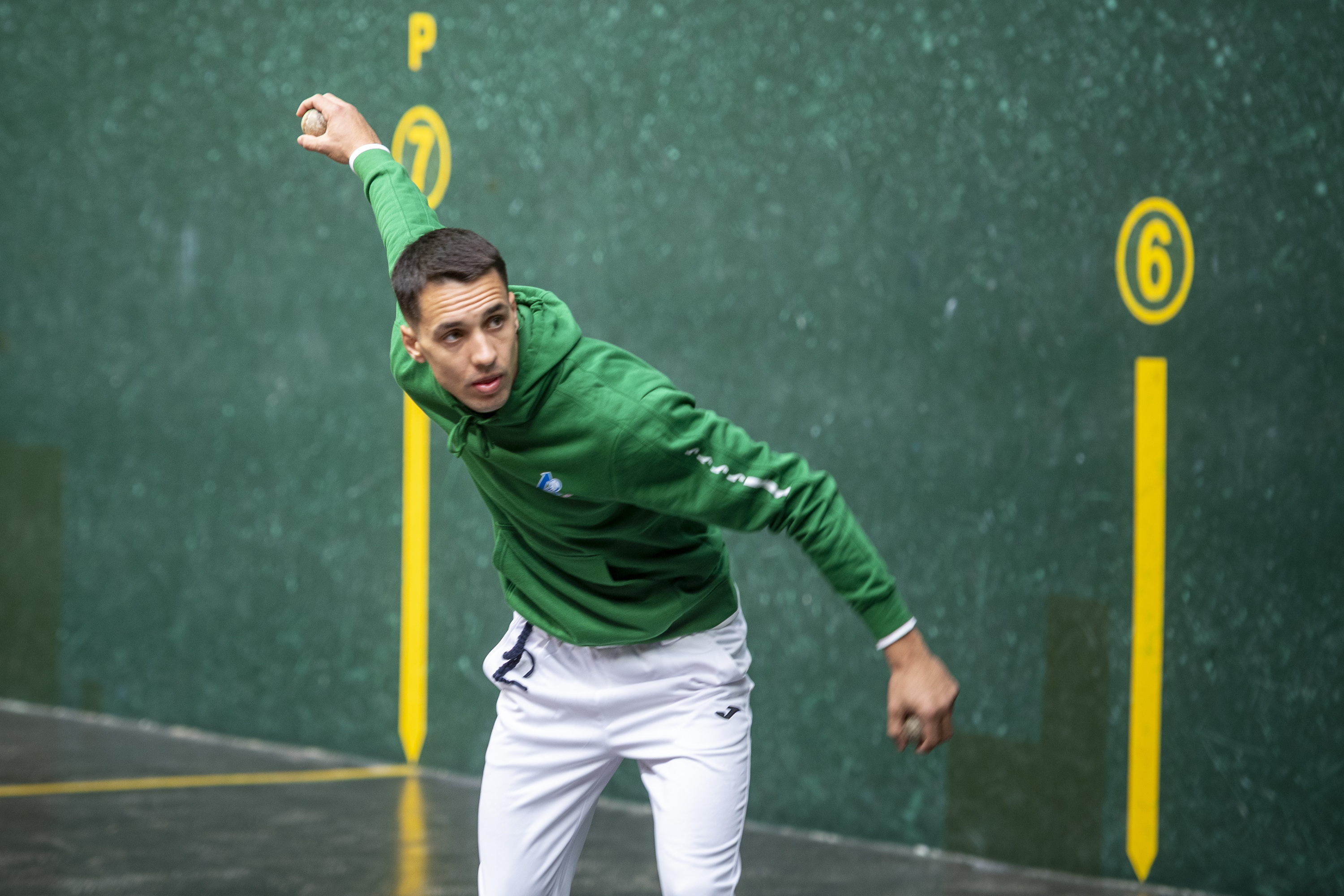 Javi Zabala pilotaria, artxiboko irudi batean. JAIZKI FONTANEDA / FOKU