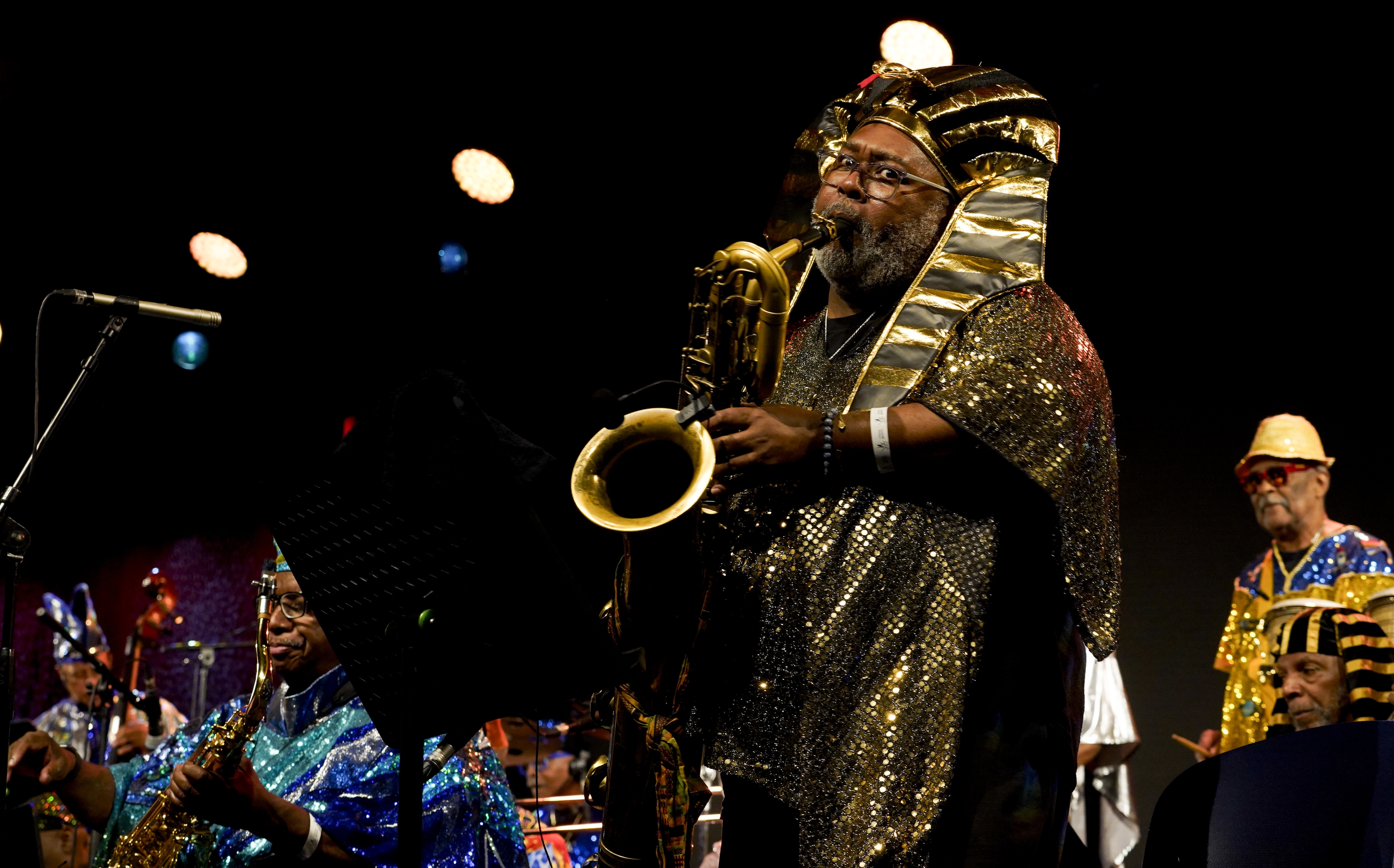 Sun Ra Arkestraren kontzertua, atzo, Mendizorrotzan. RAUL BOGAJO / FOKU