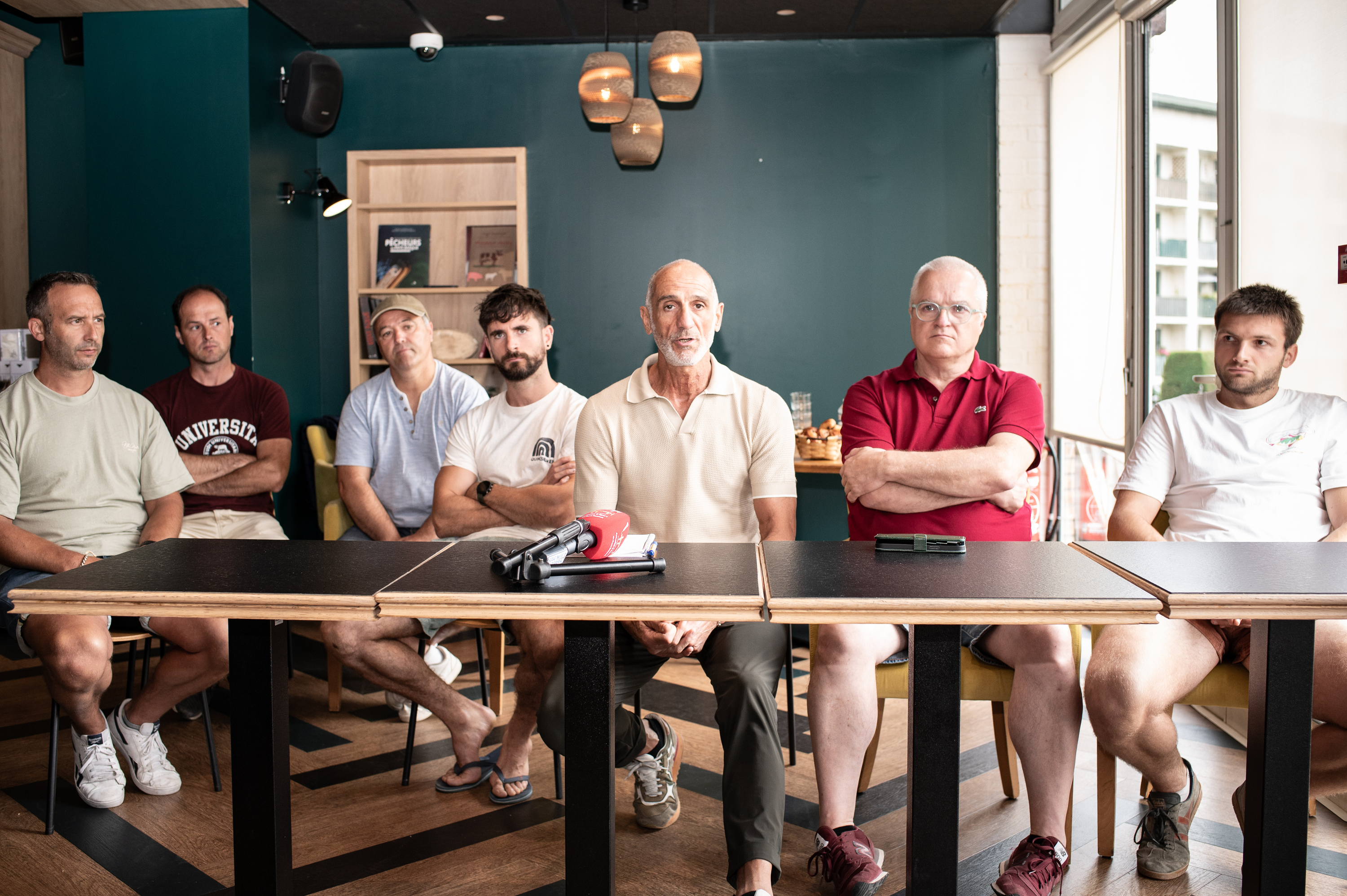 Plekari elkartearen aurkezpena Baionan, ekainaren 30ean. PATXI BELTZAIZ