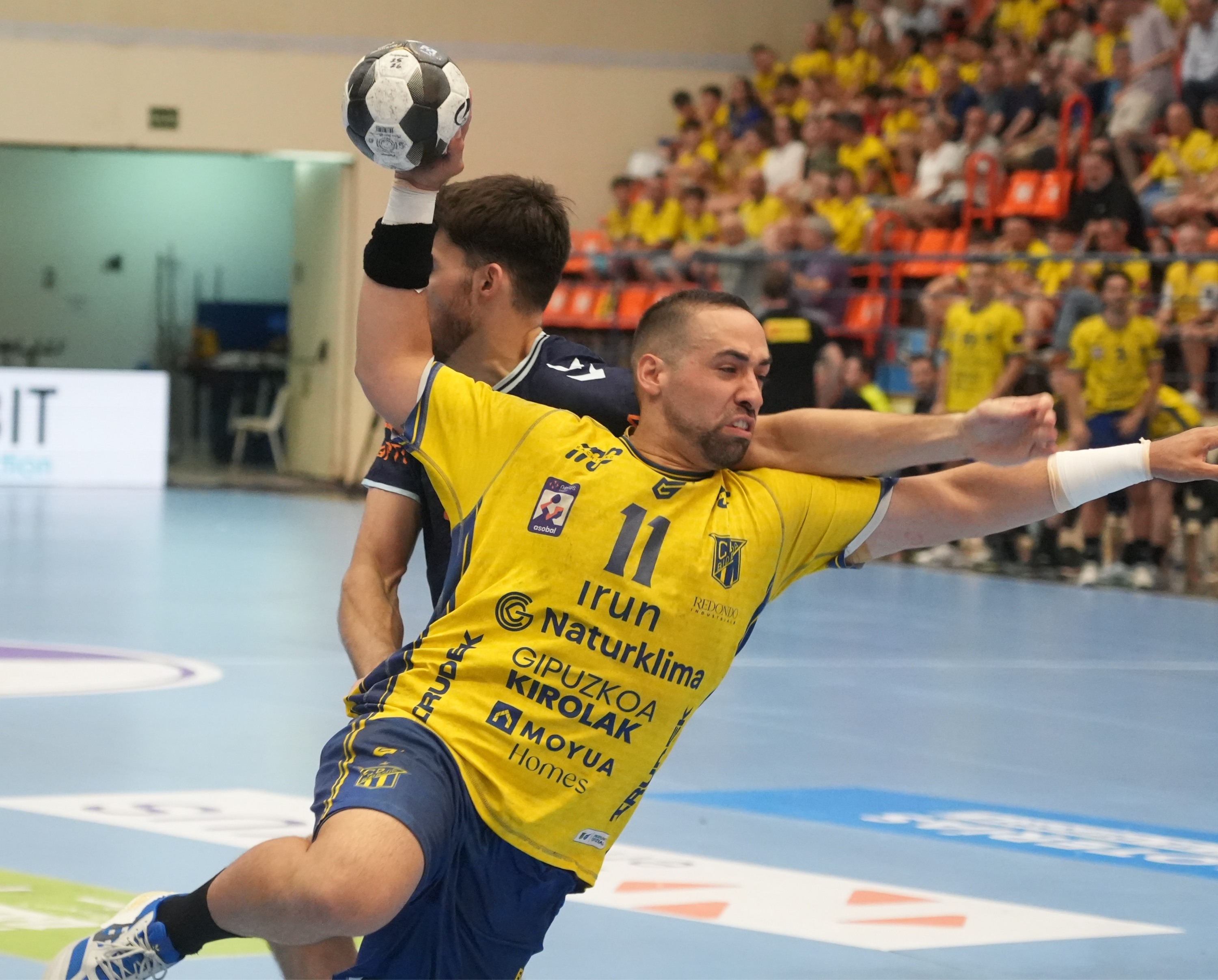 Bidasoa aurreko denboraldiko Asobal ligako partida batean. JON URBE / FOKU 