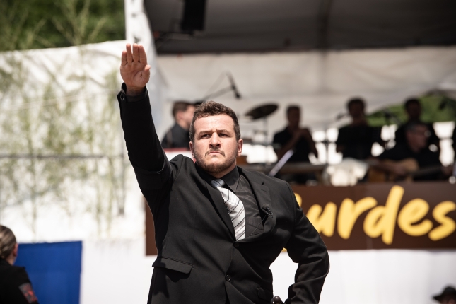Lurdes Iriondoren pastorako frankista bat, Sohütan. PATXI BELTZAIZ Lurdes Iriondoren pastorako frankista bat, Sohütan. PATXI BELTZAIZ