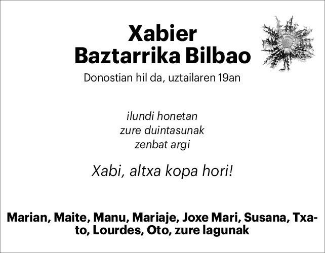 Xabier Baztarrika 2x2