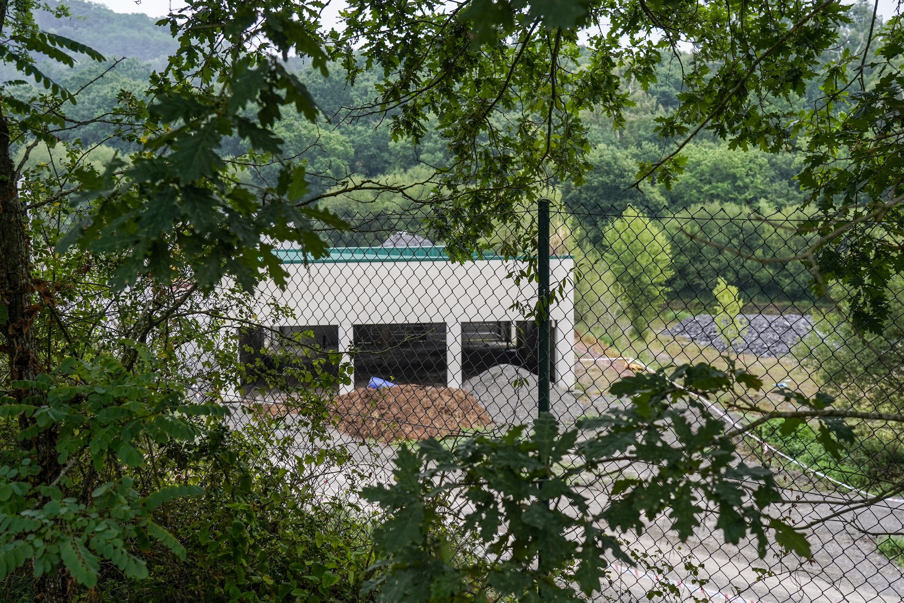 Karrantzako biogas plantako lanak, uztailaren 17an. MARISOL RAMIREZ / FOKU