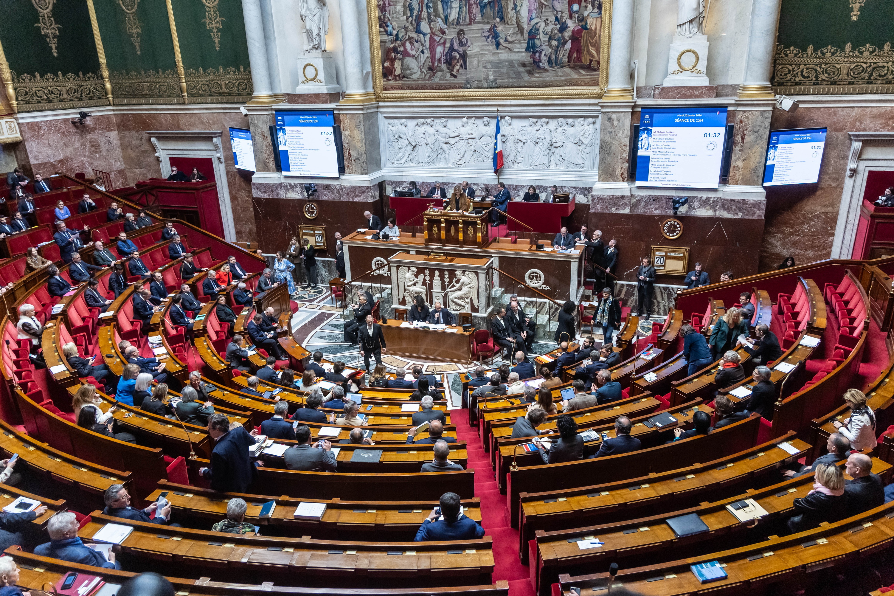 Frantziako Asanblea Nazionala, Parisen, artxiboko irudi batean. CHRISTOPHE PETIT TESSON / EFE