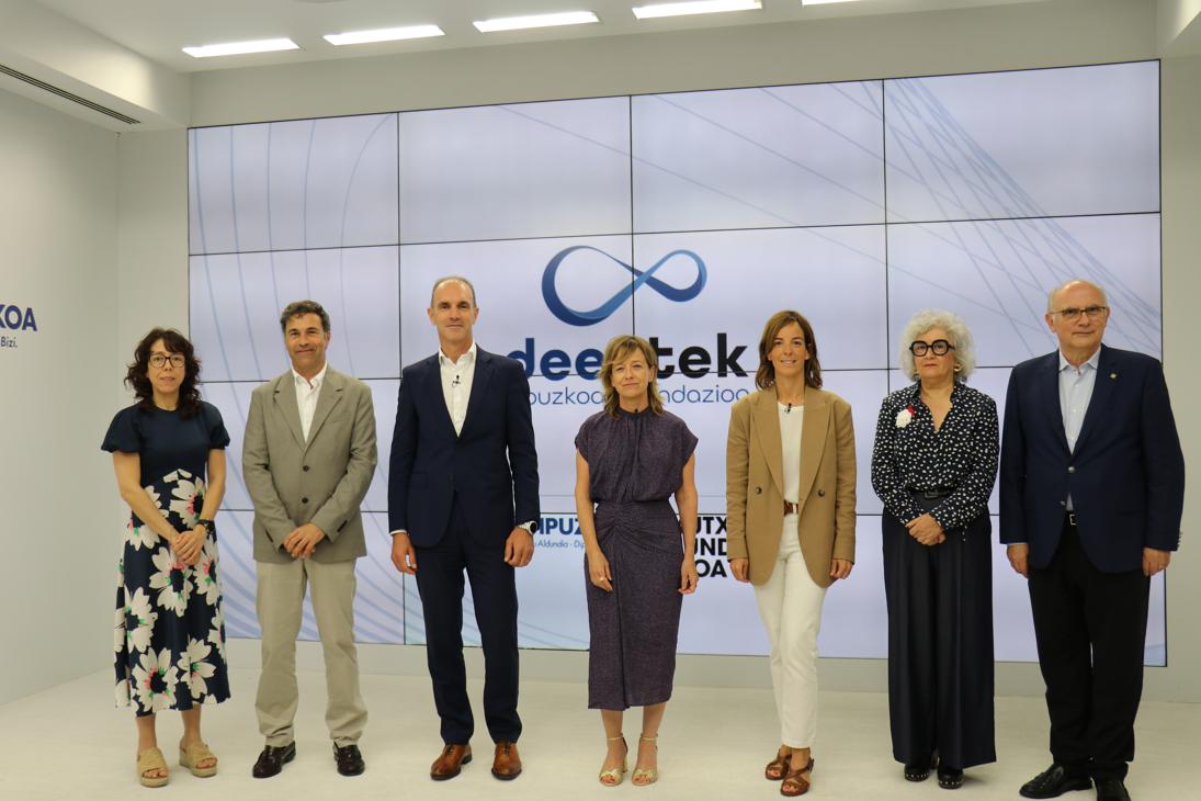 Deeptek Gipuzkoa Fundazioaren programa berriaren aurkezpena. GIPUZKOAKO FORU ALDUNDIA