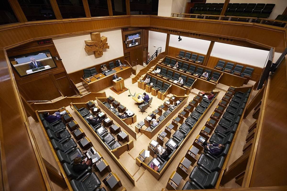 Irailaren 3an hasiko da inbestidura saioa. EUSKO LEGEBILTZARRA / EFE