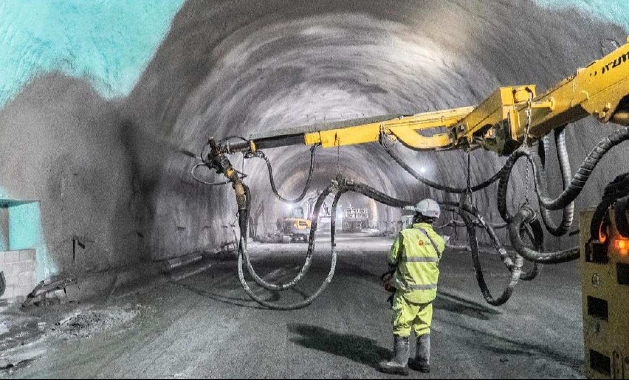 Deustu eta Txorierri lotzen dituen tunelaren lanak. BIZKAIKO FORU ALDUNDIA