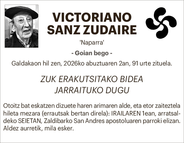 Victoriano Sanz Zudaire 2x2