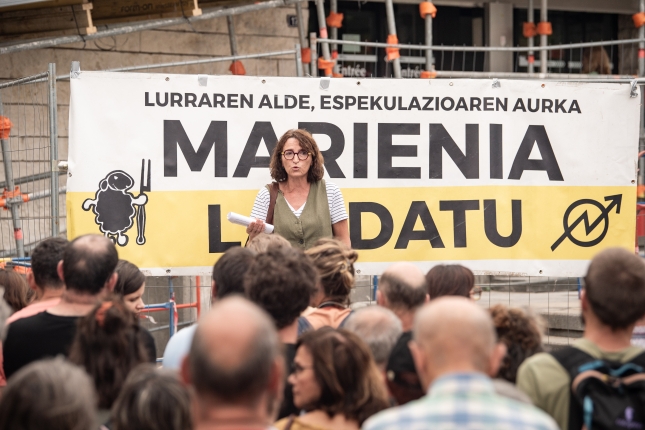Maryse Cachenaut Lurzaindiako kidea, agorrilaren 4ko epaiketaren ondotik. PATXI BELTZAIZ Maryse Cachenaut Lurzaindiako kidea, agorrilaren 4ko epaiketaren ondotik. PATXI BELTZAIZ