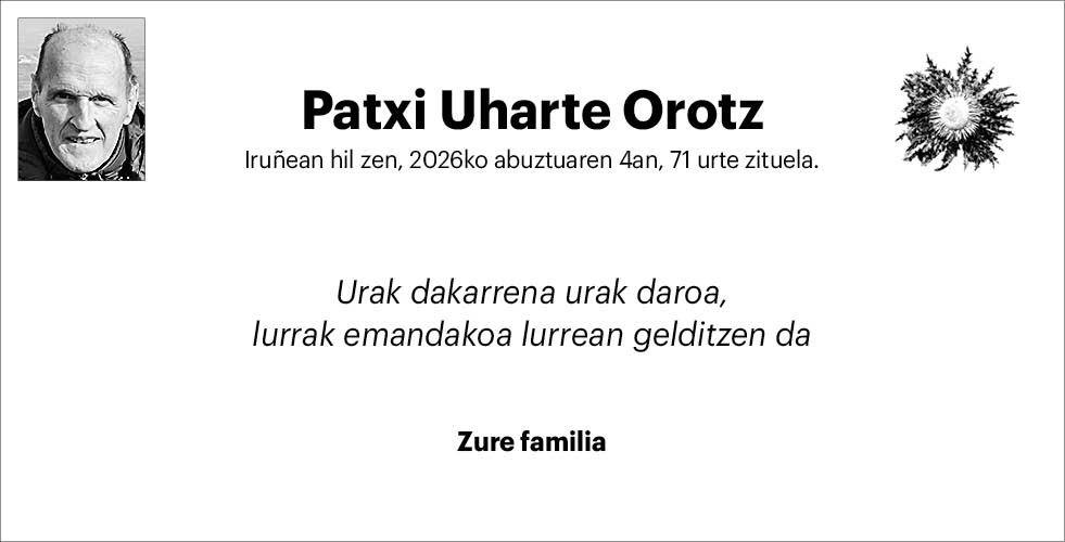 Patxi Uharte Orotz 3x2