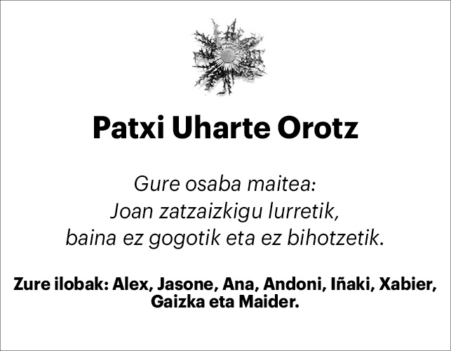 Patxi Uharte Orotz 2x2