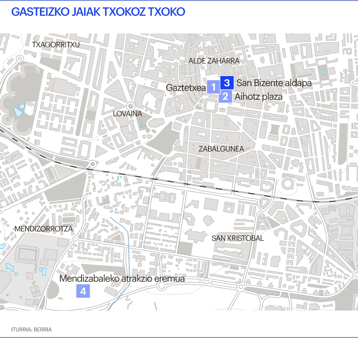 Gasteizko jaiak. San Bizente aldapa