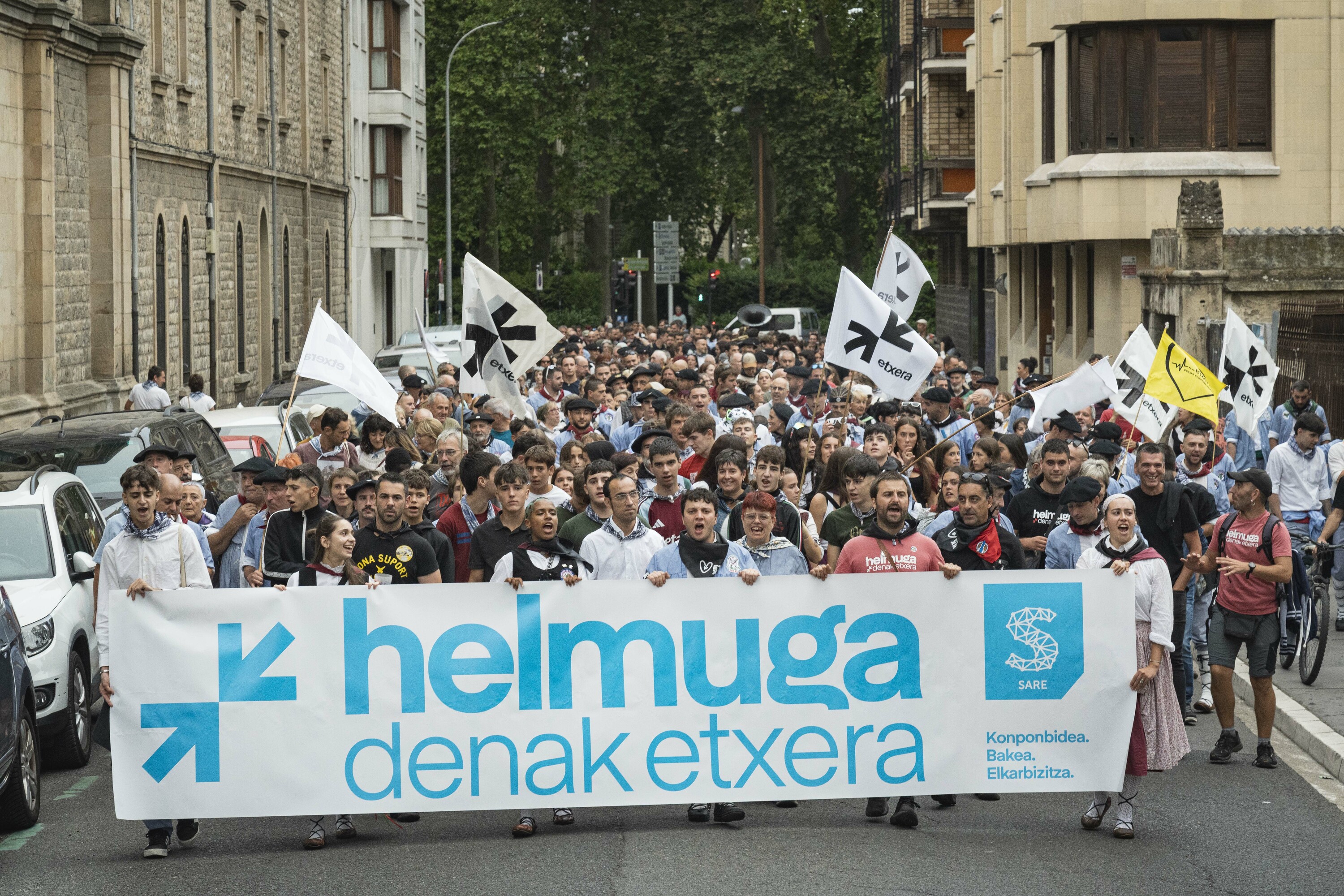 Sare Herritarrak Gasteizen egindako manifestazioa. ARITZ LOIOLA / FOKU