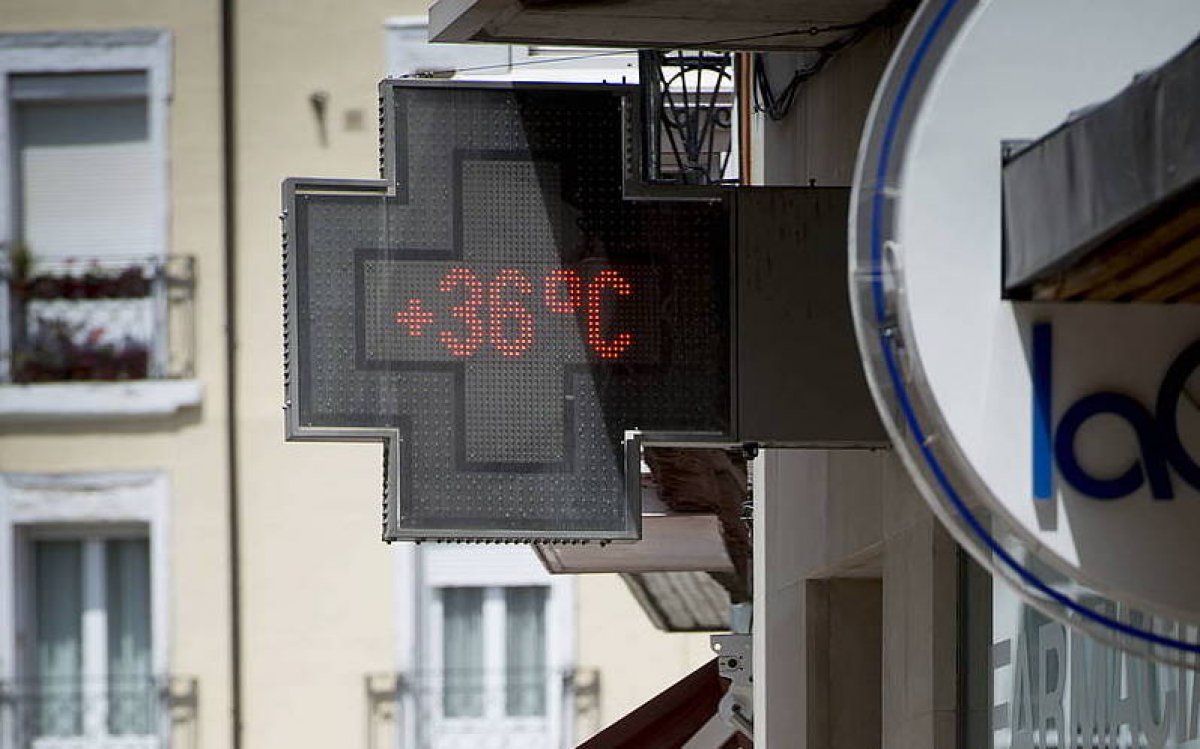 36ºC Gasteizen. RAUL BOGAJO / FOKU