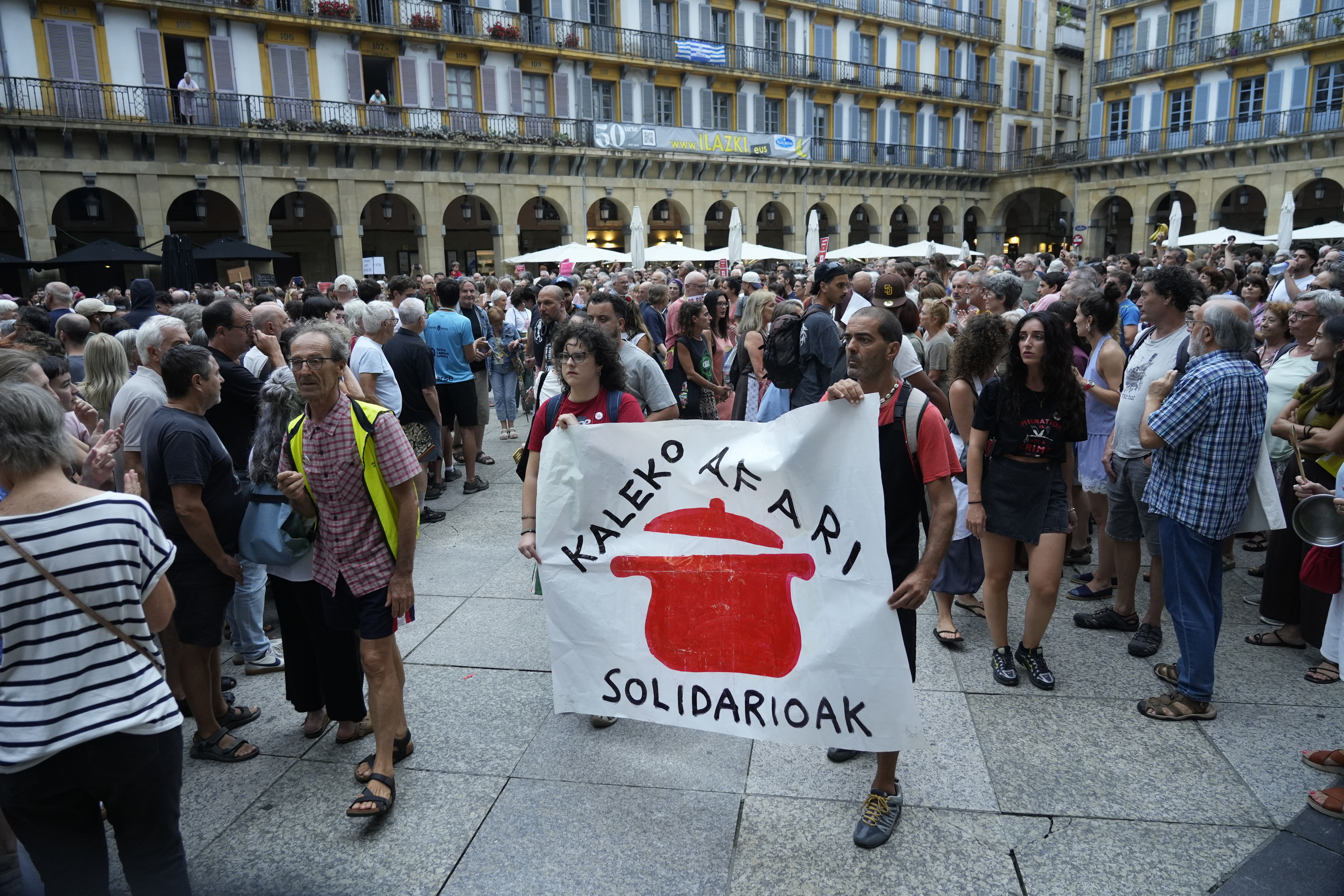 Joan den astean KASek Donostian deitutako manifestazioa. ANDONI CANELLADA / FOKU