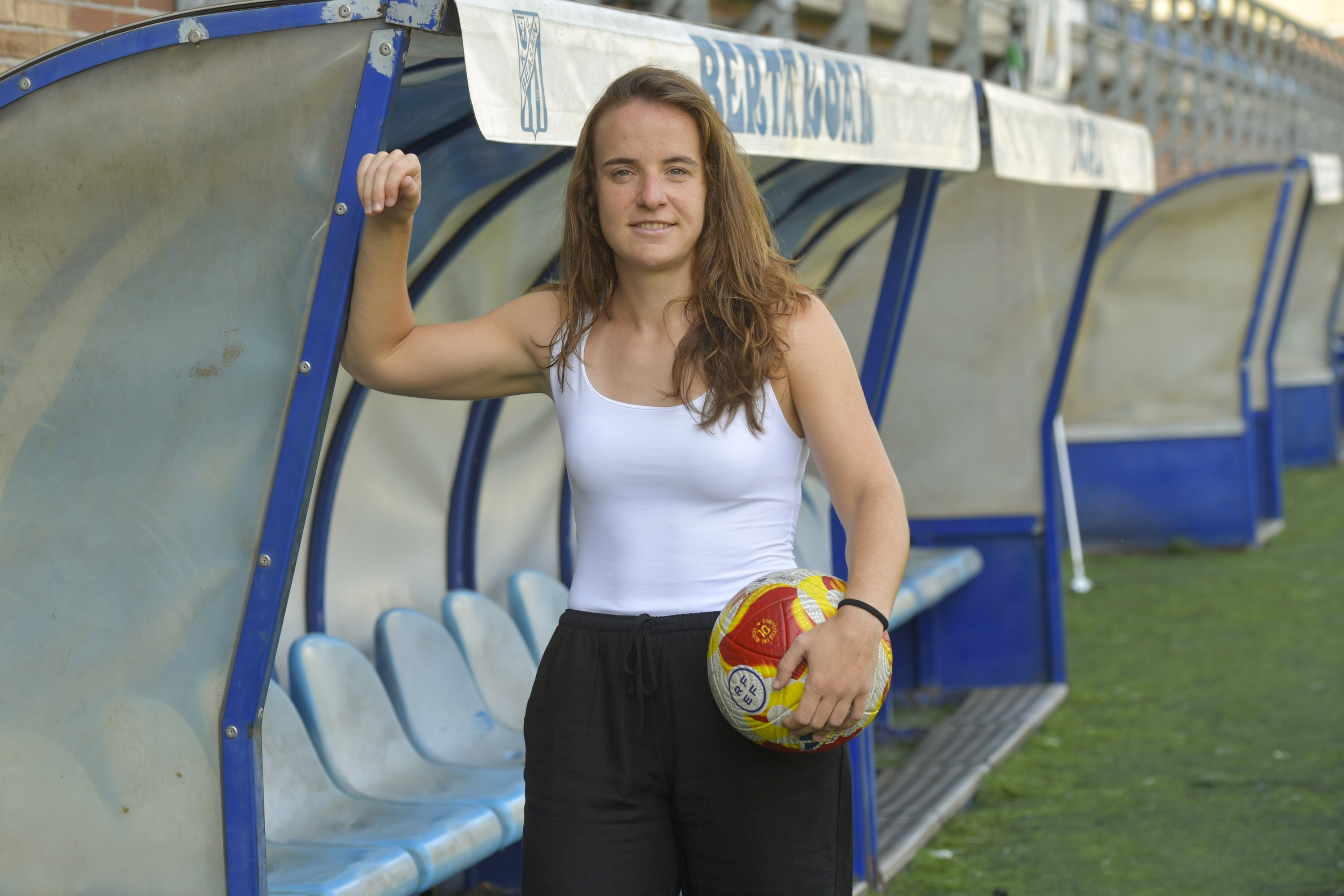 Ane Etxezarreta futbolari ohia. IDOIA ZABALETA / FOKU