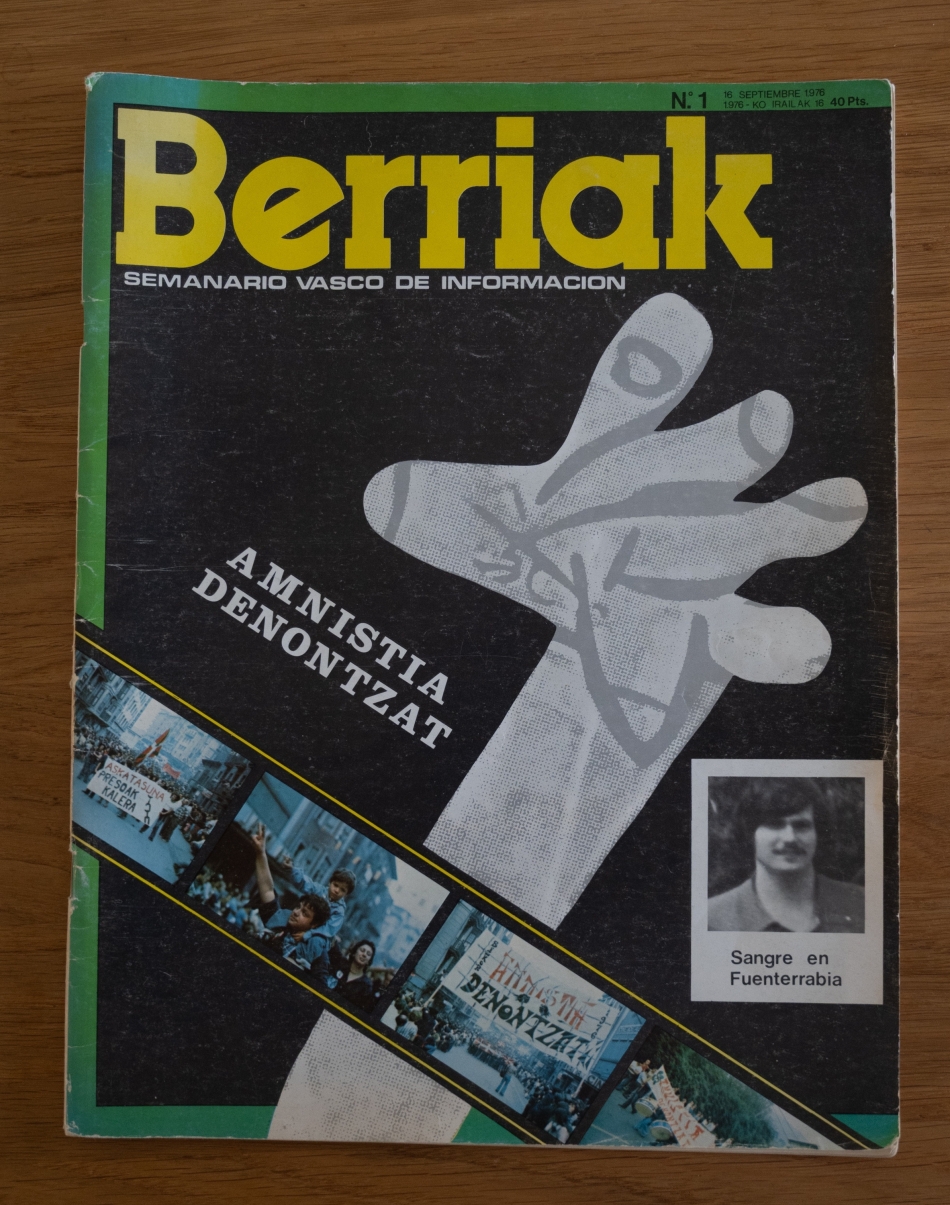 'Berriak' aldizkari elebiduna sortu zenetik 50 urte. 'Berriak' aldizkari elebiduna sortu zenetik 50 urte.